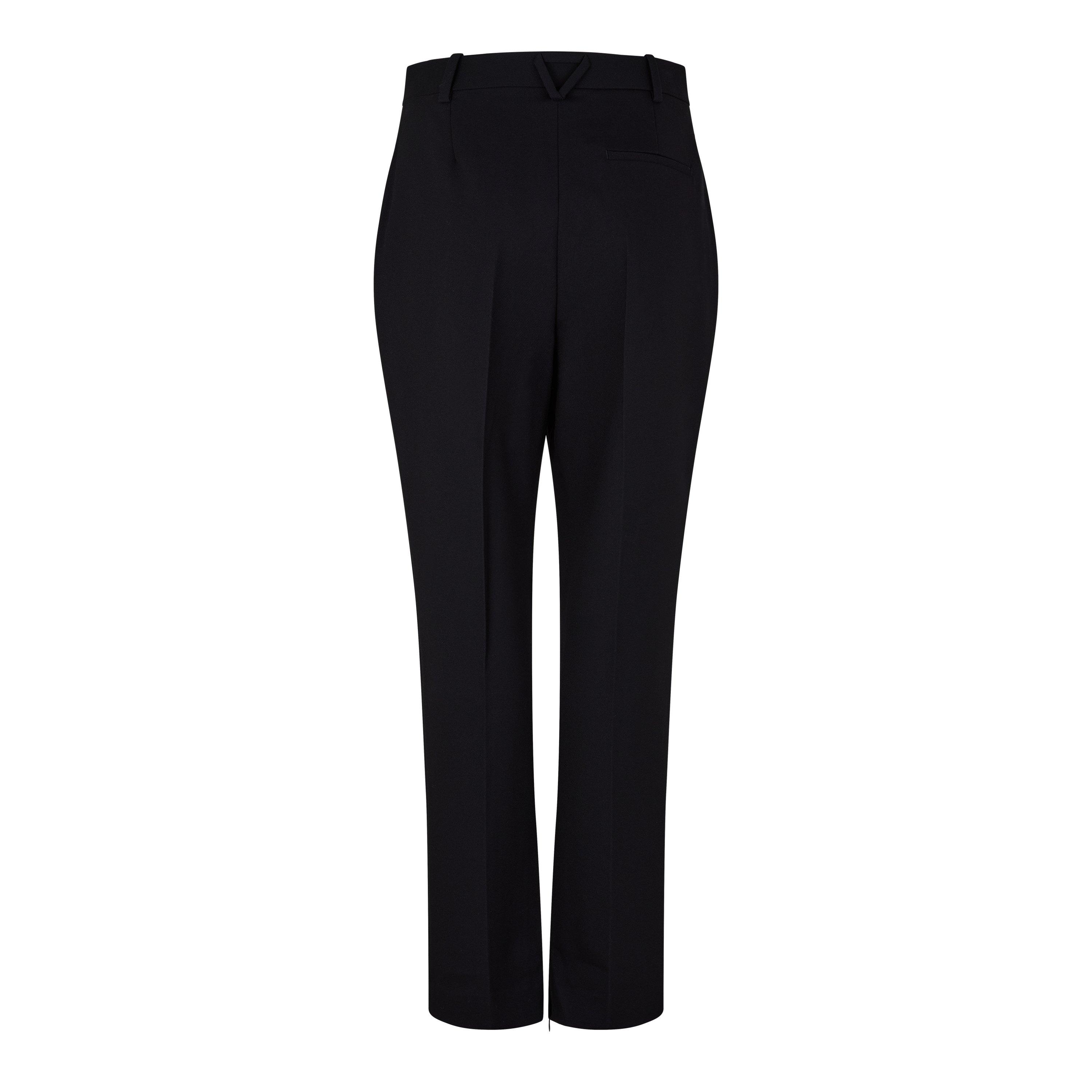 Black - Bottega Veneta - Women's Straight Trousers - 2