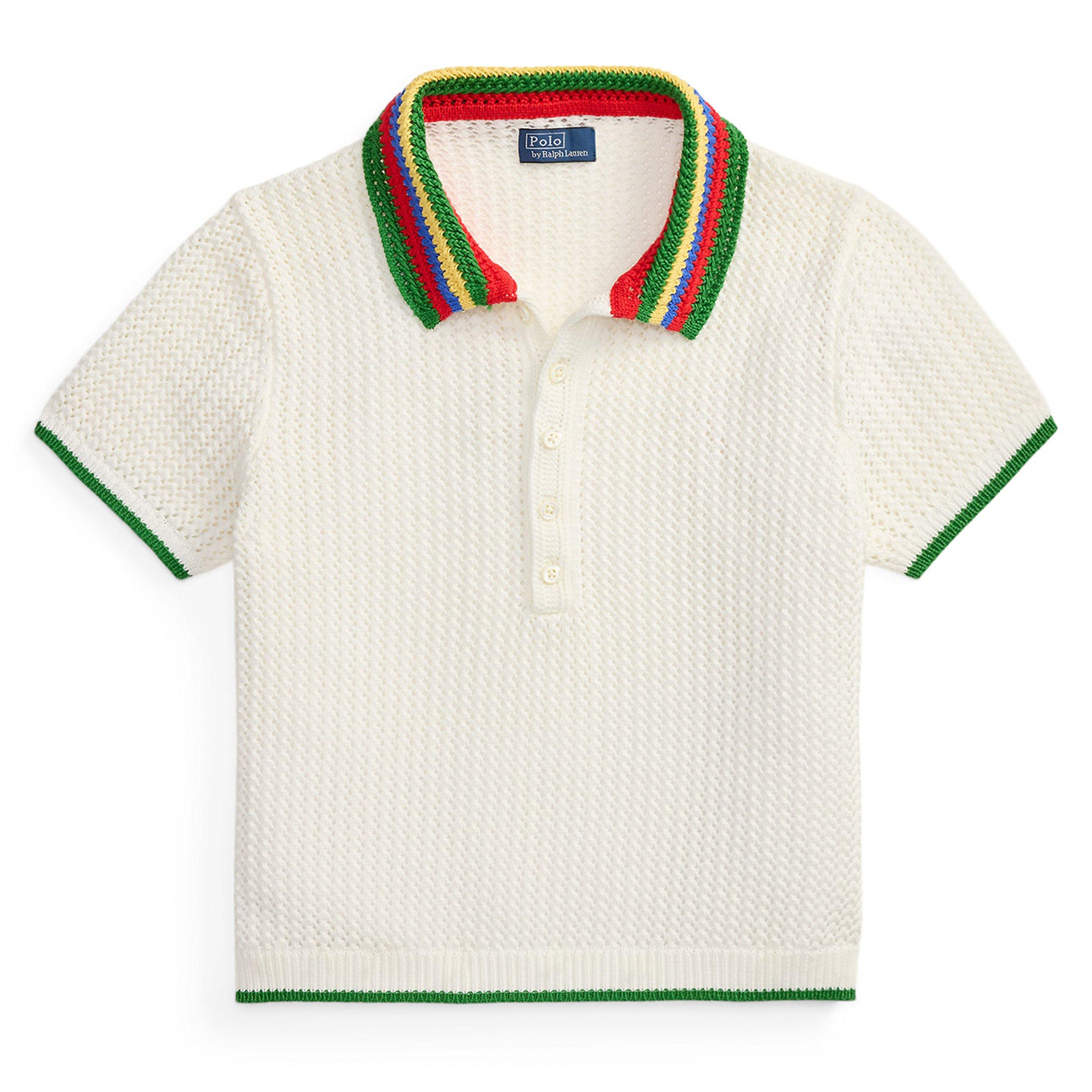 WHITE MULTI - Polo Ralph Lauren - Women's Short Sleeve Shirt - 1