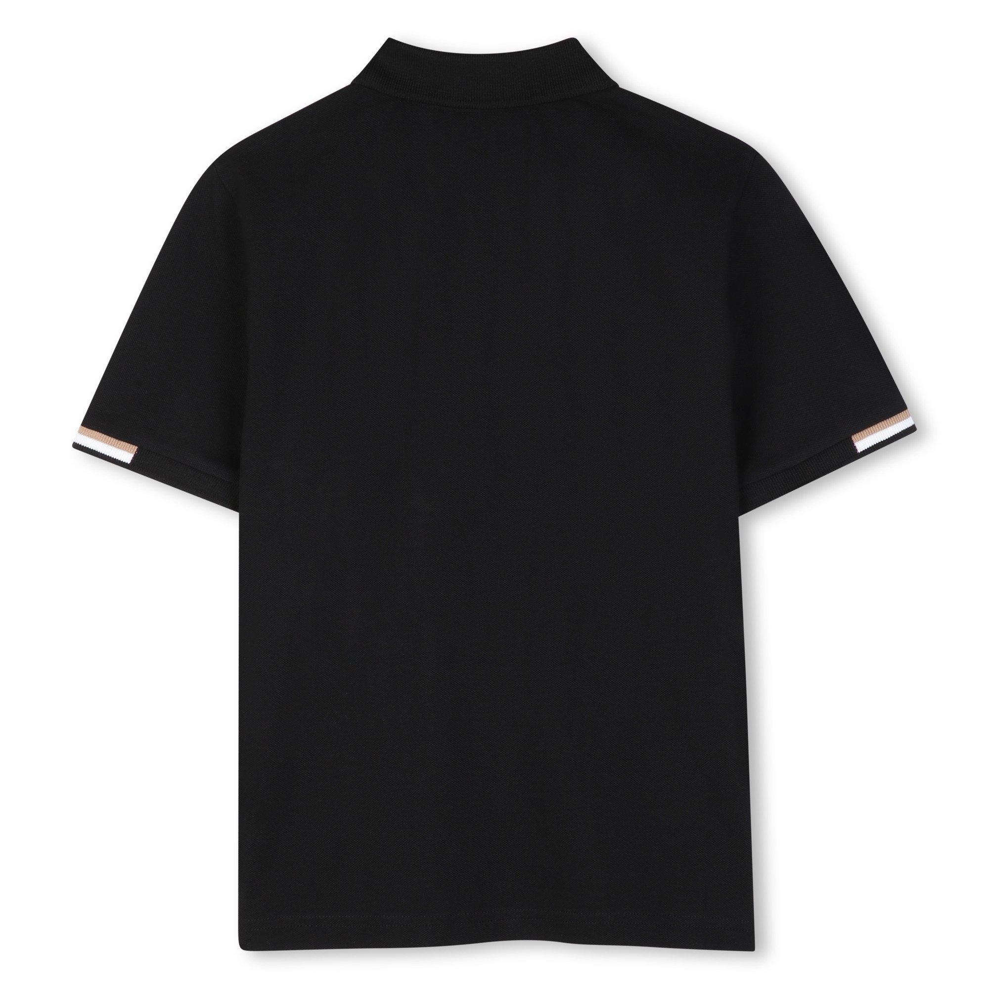 Black - Boss - Boss S Logo Polo Jn64 - 2