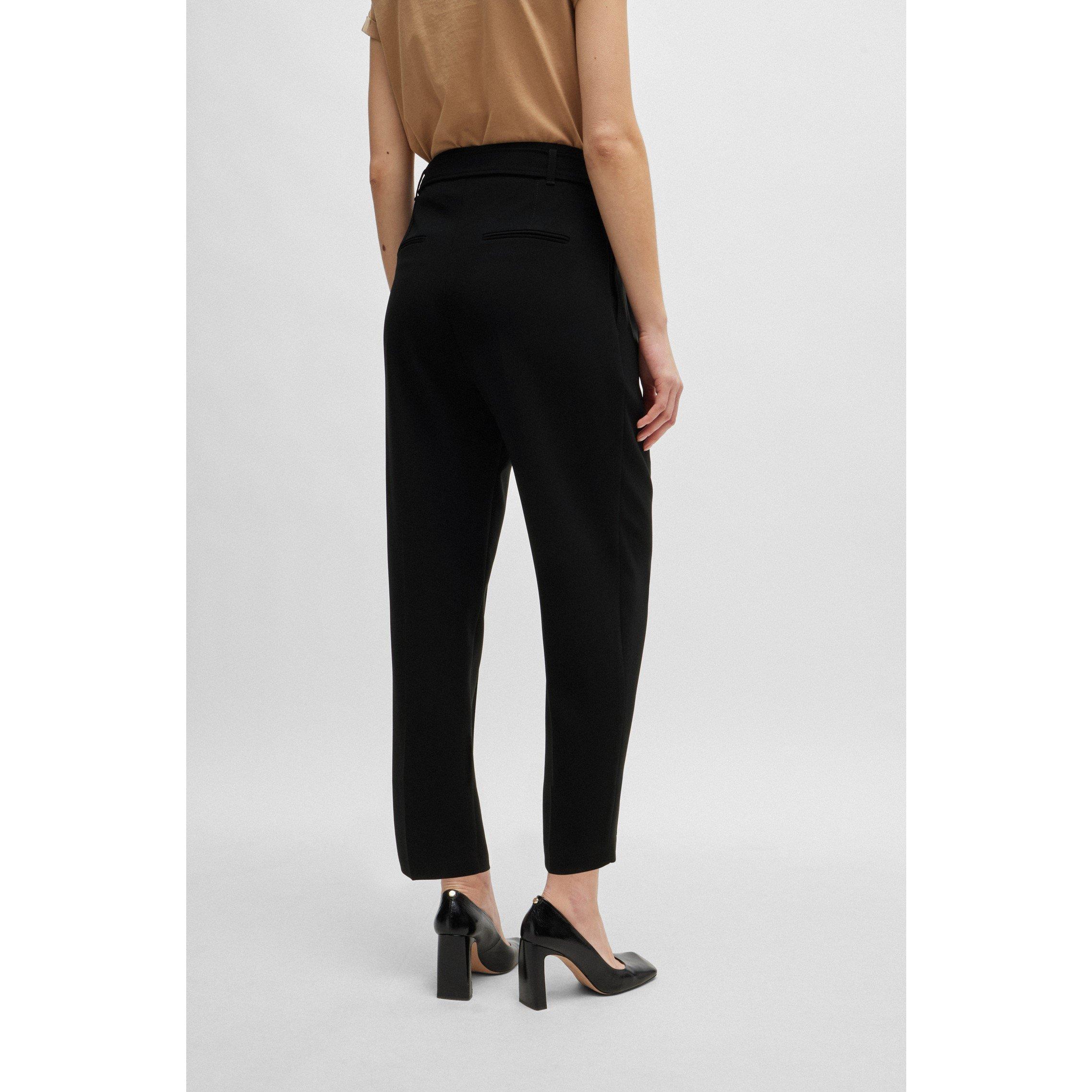 Black - Boss - Tapia Straight Trousers - 2