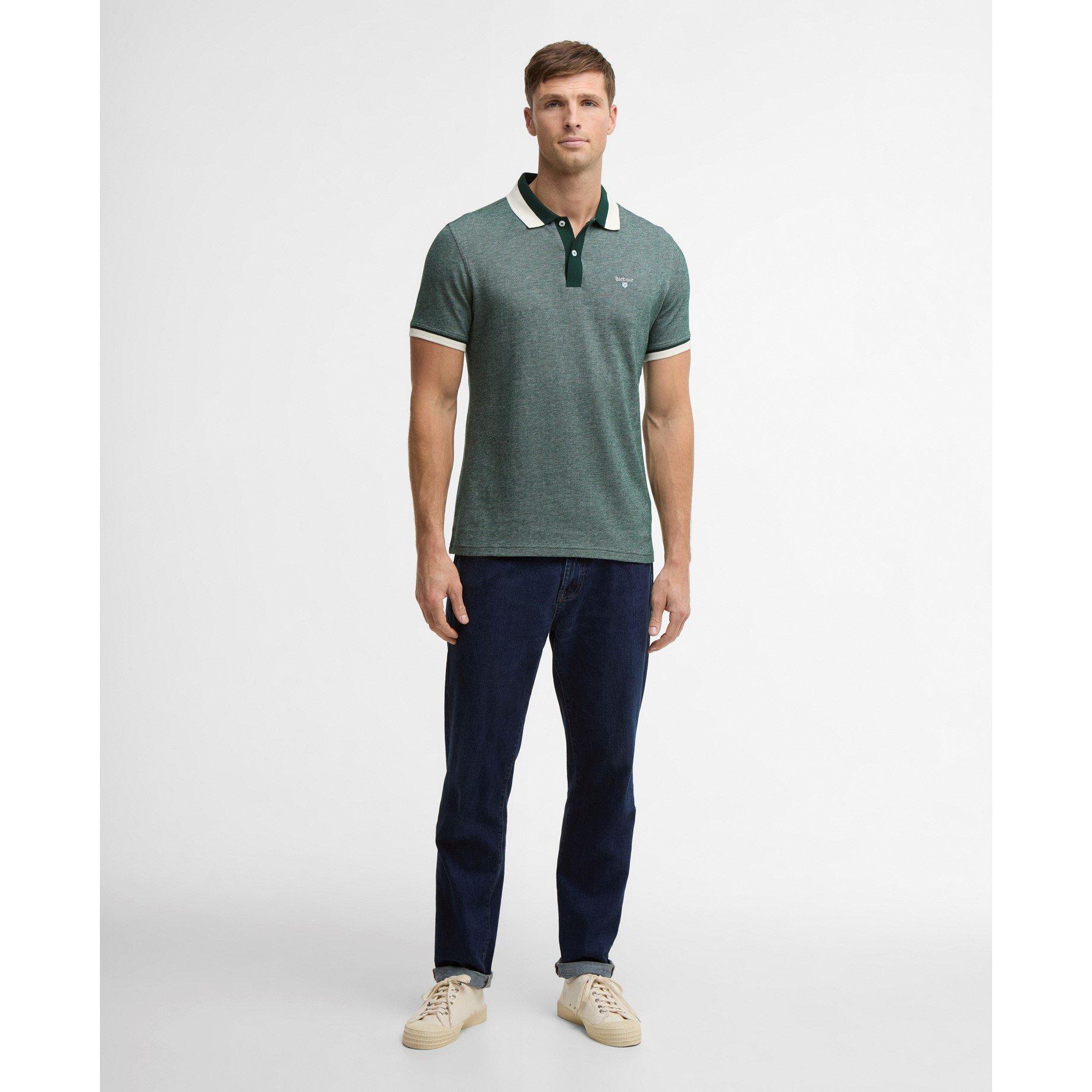 Seaweed GN73 - Barbour - Mens Helwith Polo Shirt - 4