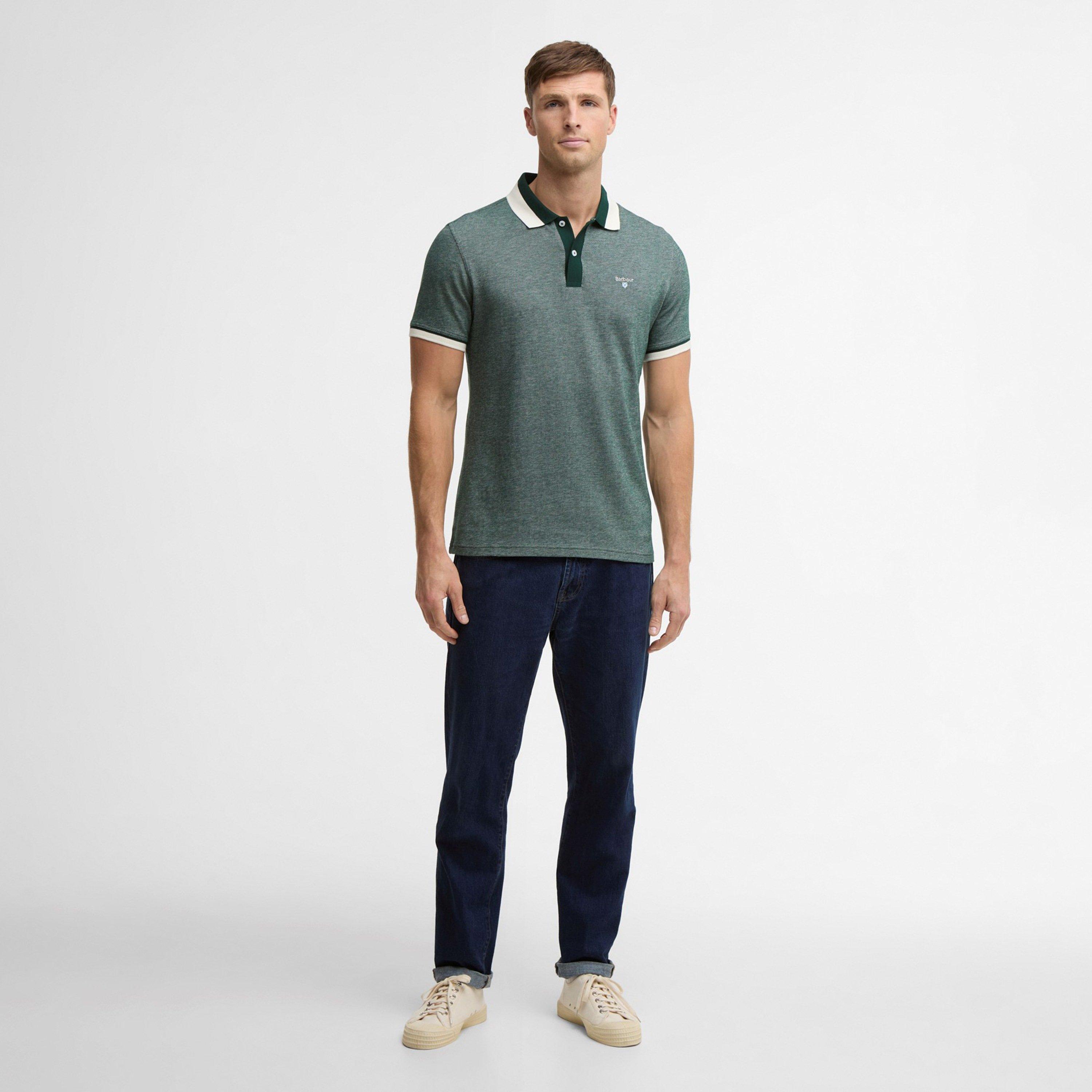 Seaweed GN73 - Barbour - Mens Helwith Polo Shirt - 5