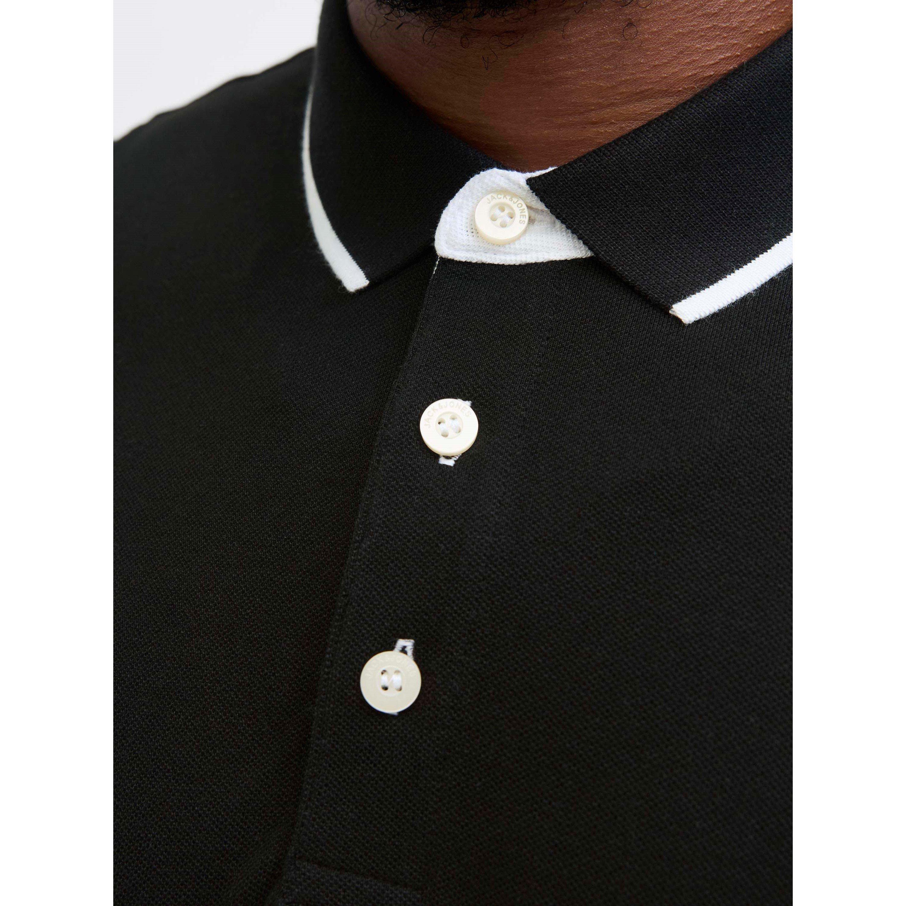 Zwart - Jack and Jones - Jack + Paulos Polo S Sn63 - 4