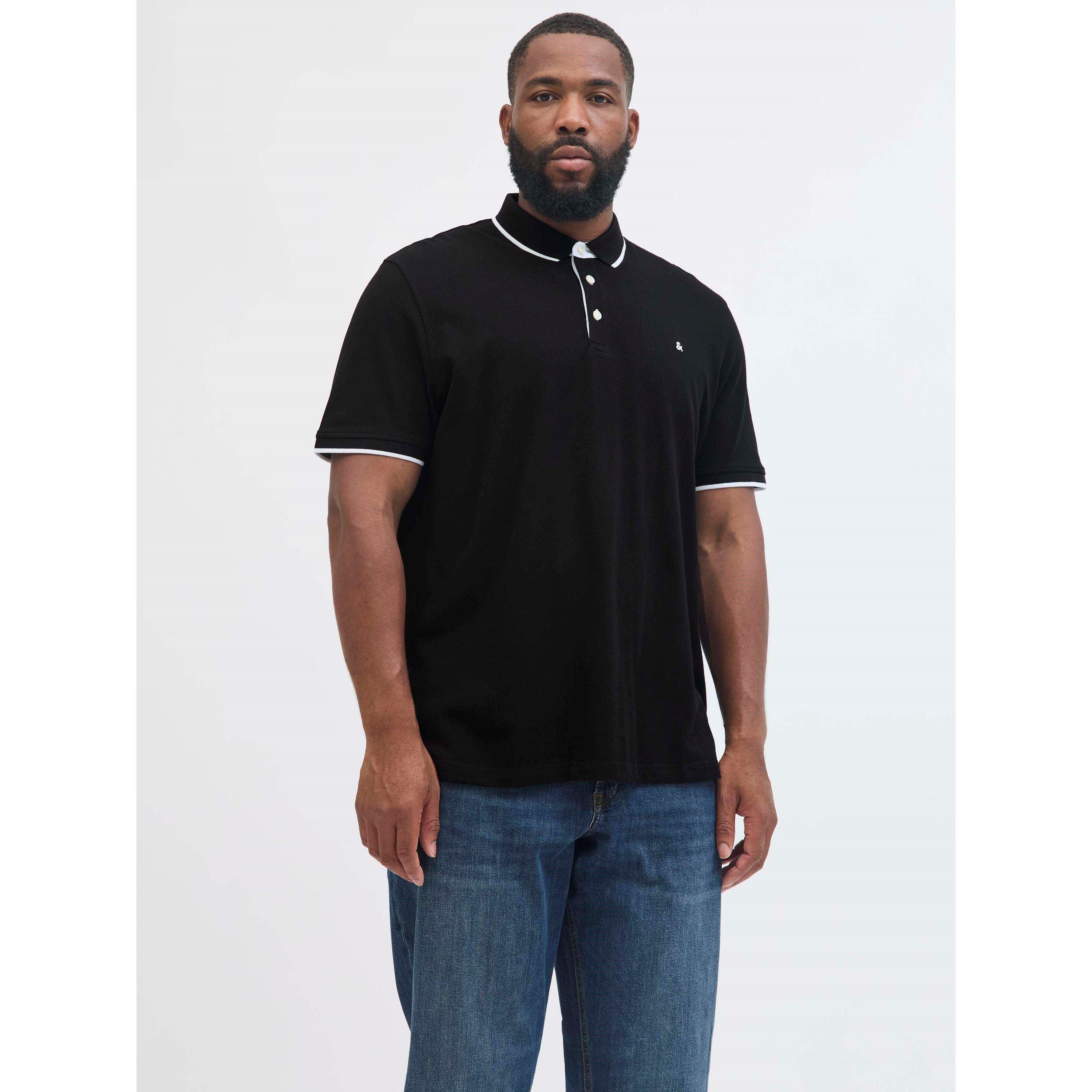 Zwart - Jack and Jones - Jack + Paulos Polo S Sn63 - 6