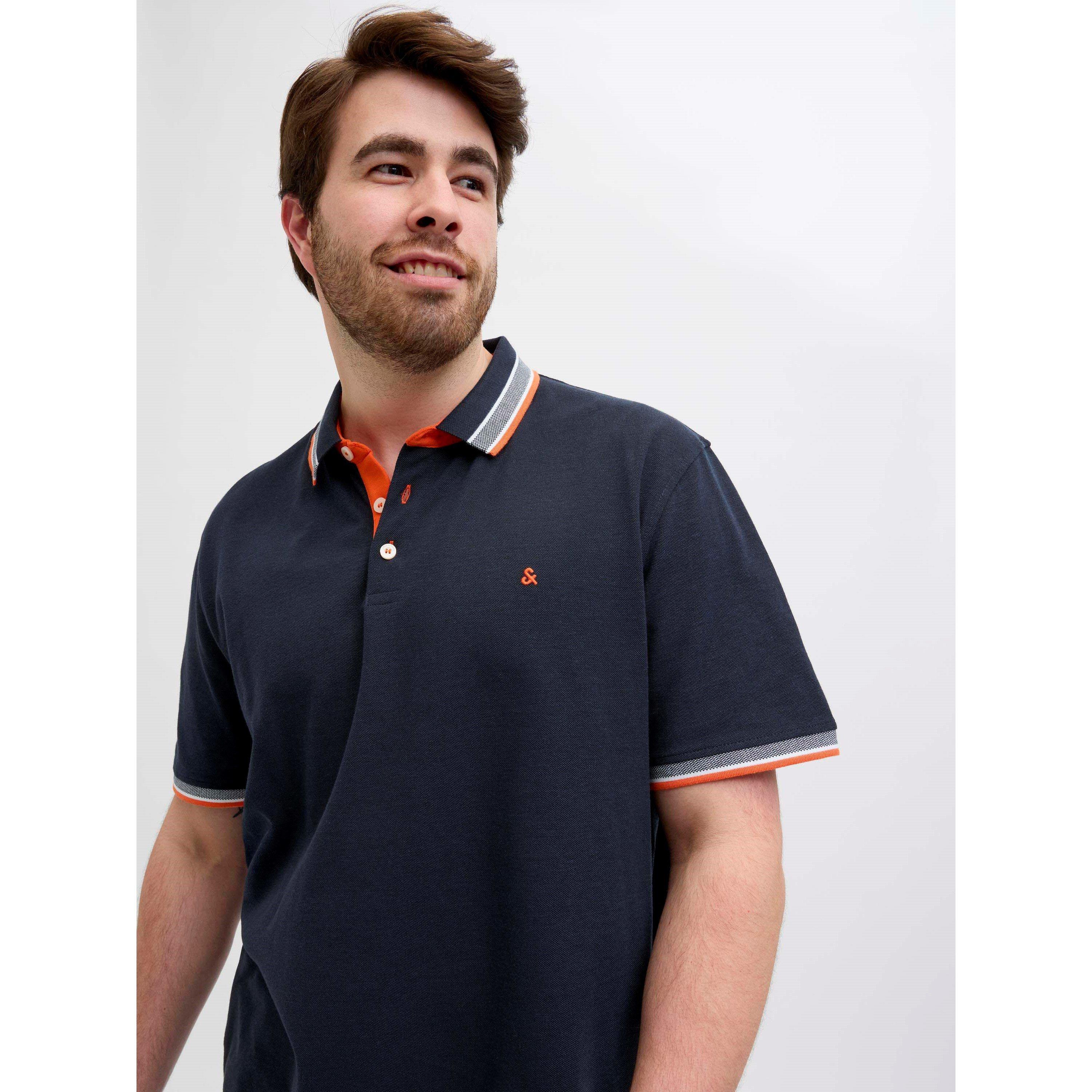 Black Navy - Jack and Jones - Men's Paulos Short Sleeve Polo Shirt - 6
