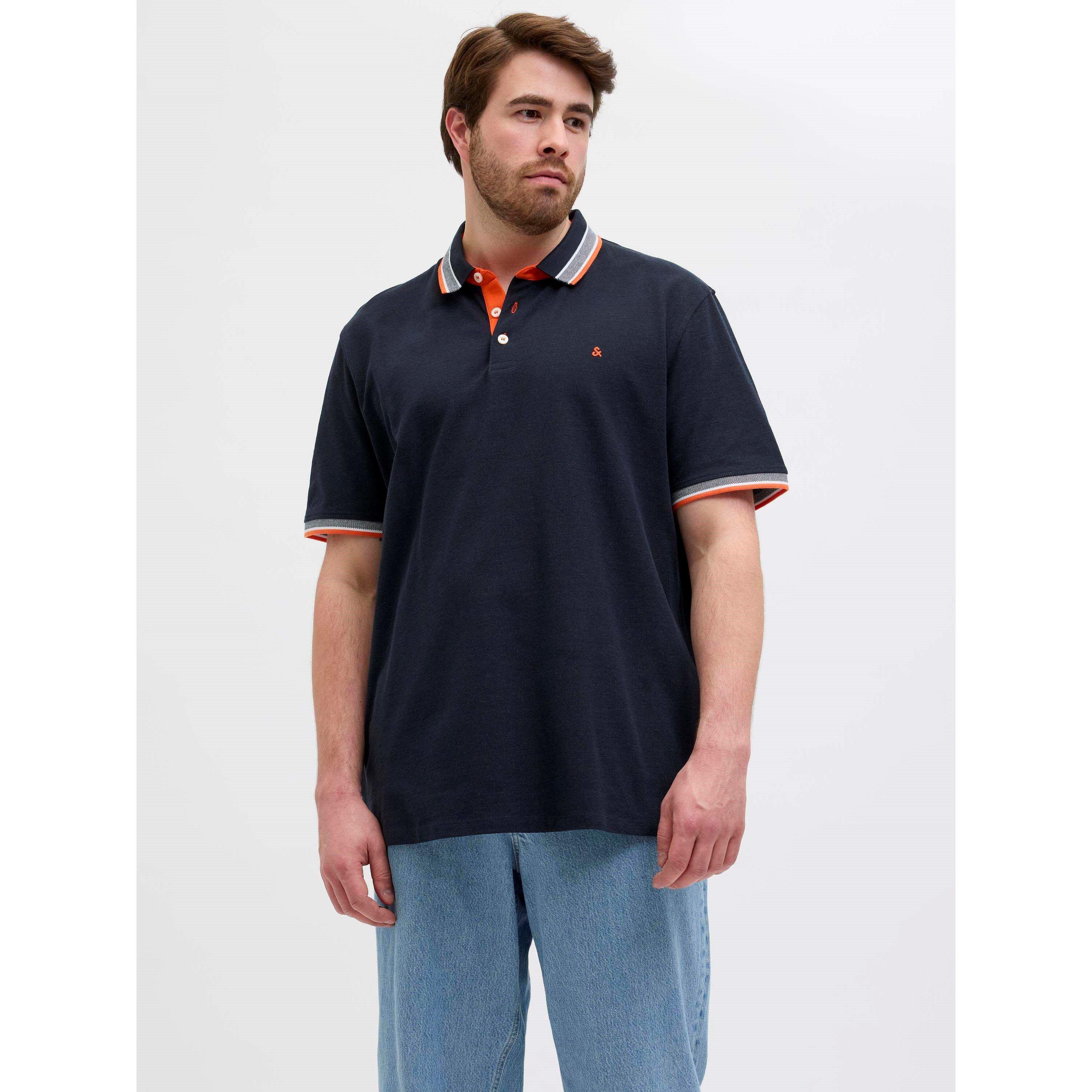 Black Navy - Jack and Jones - Men's Paulos Short Sleeve Polo Shirt - 7
