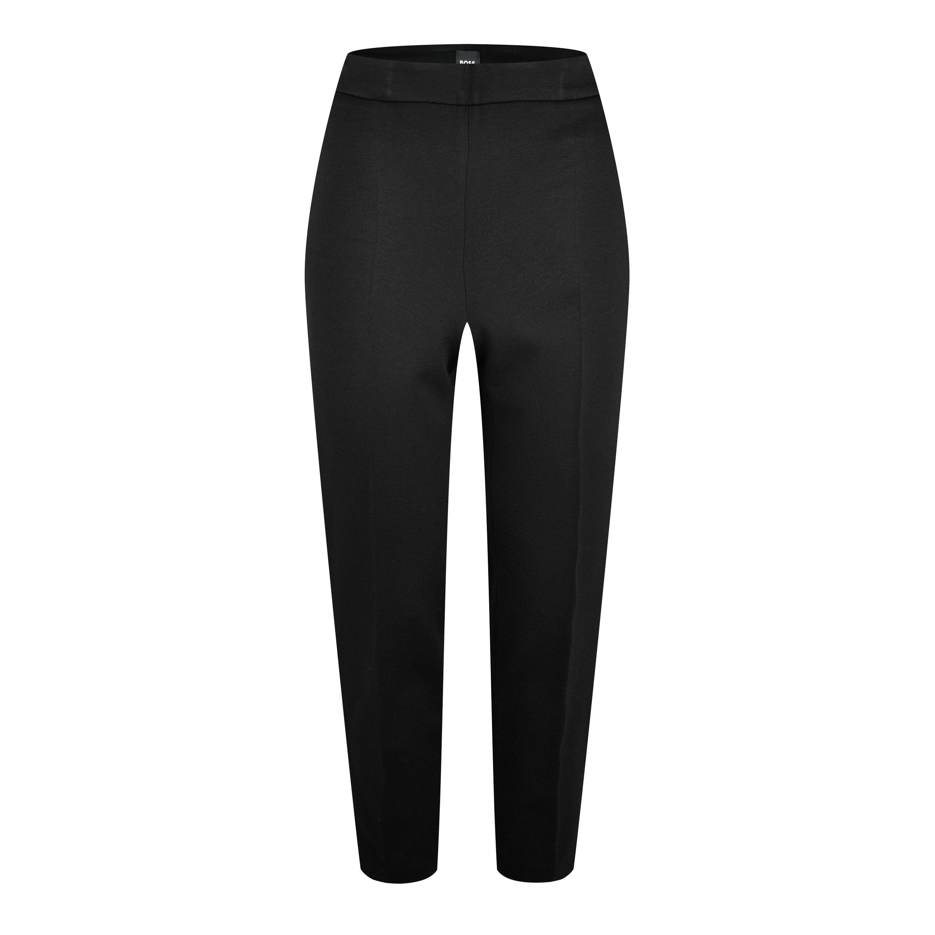 Black - Boss - Women's Tilunara Side Zip Trousers - 7