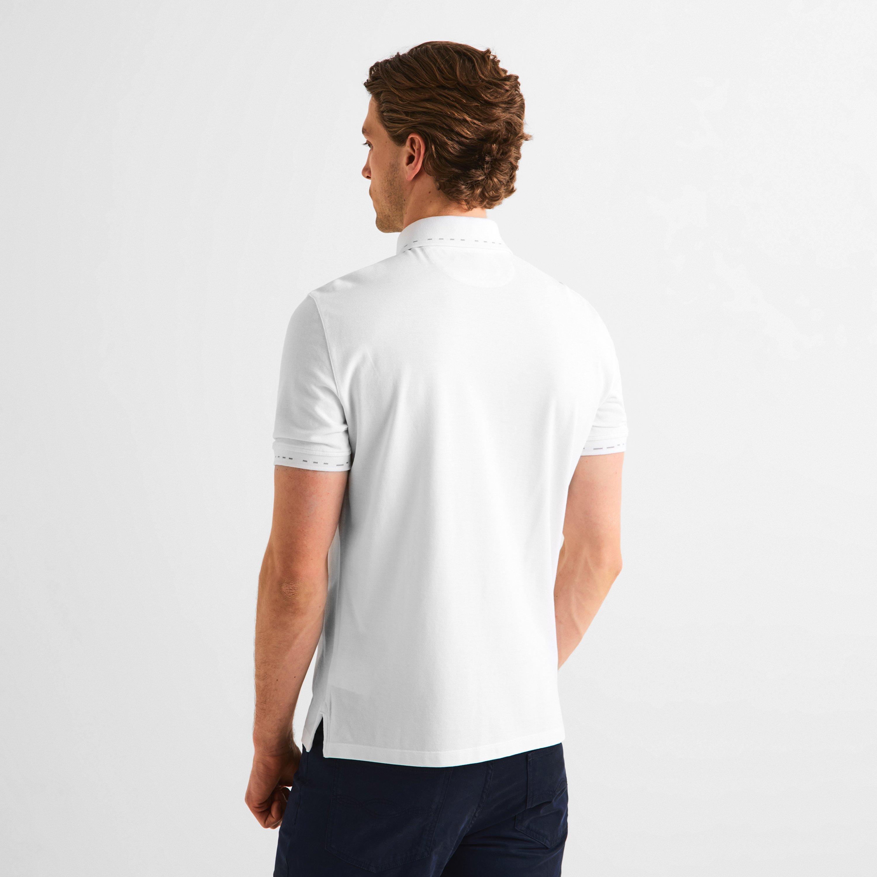 White - Gieves and Hawkes - Men's Short Sleeve Polo Shirt - 4