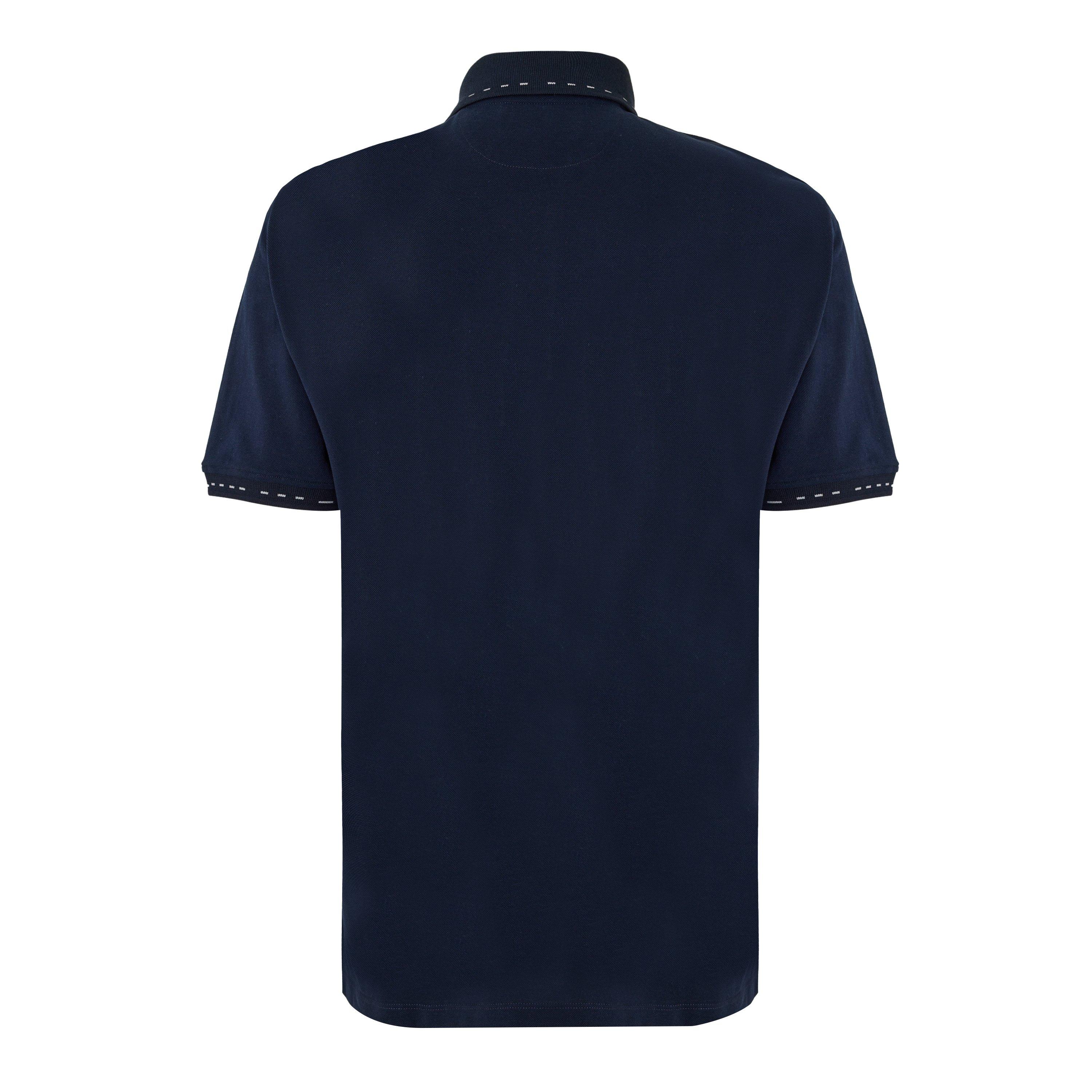Navy - Gieves and Hawkes - Men's Short Sleeve Polo Shirt - 2