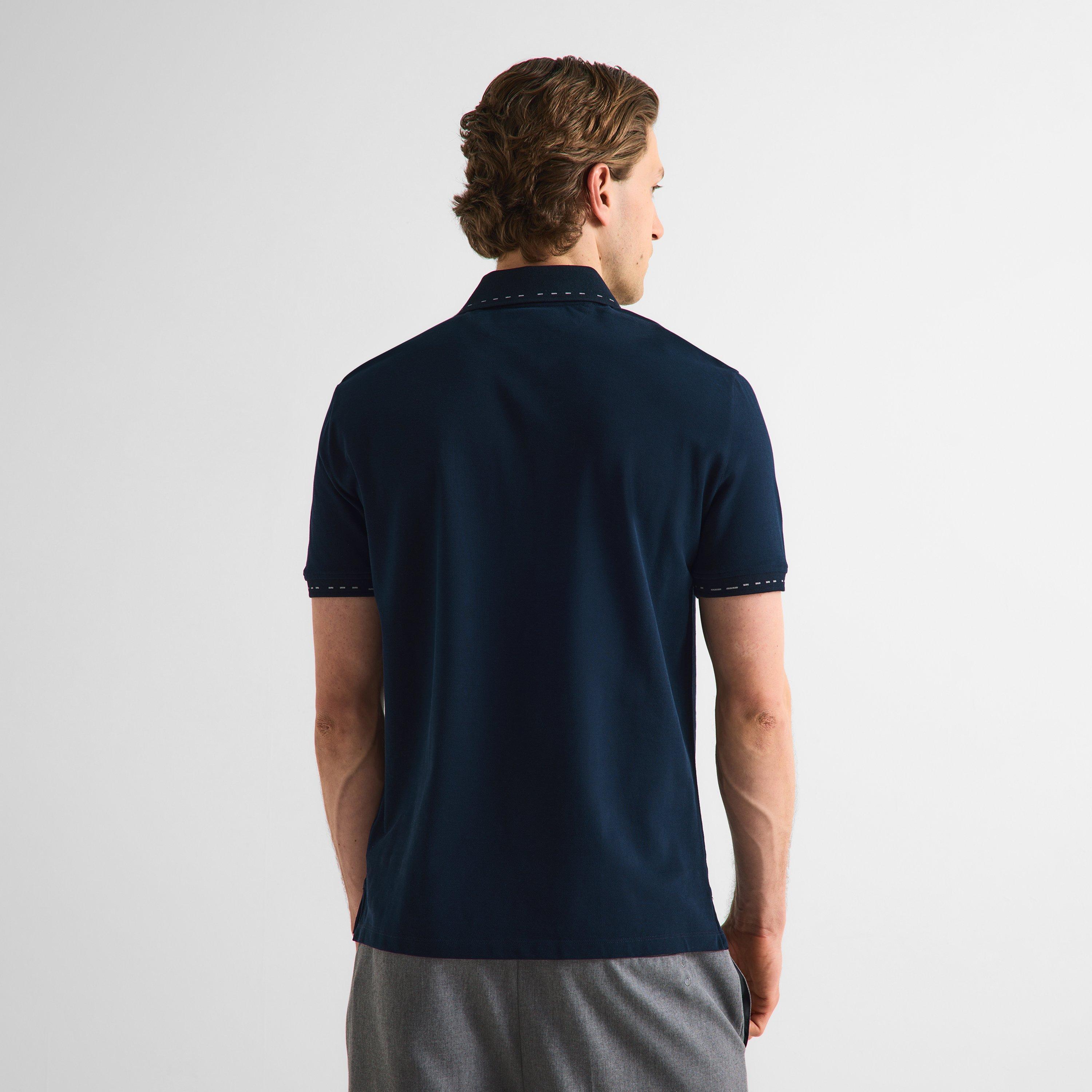 Navy - Gieves and Hawkes - Men's Short Sleeve Polo Shirt - 4