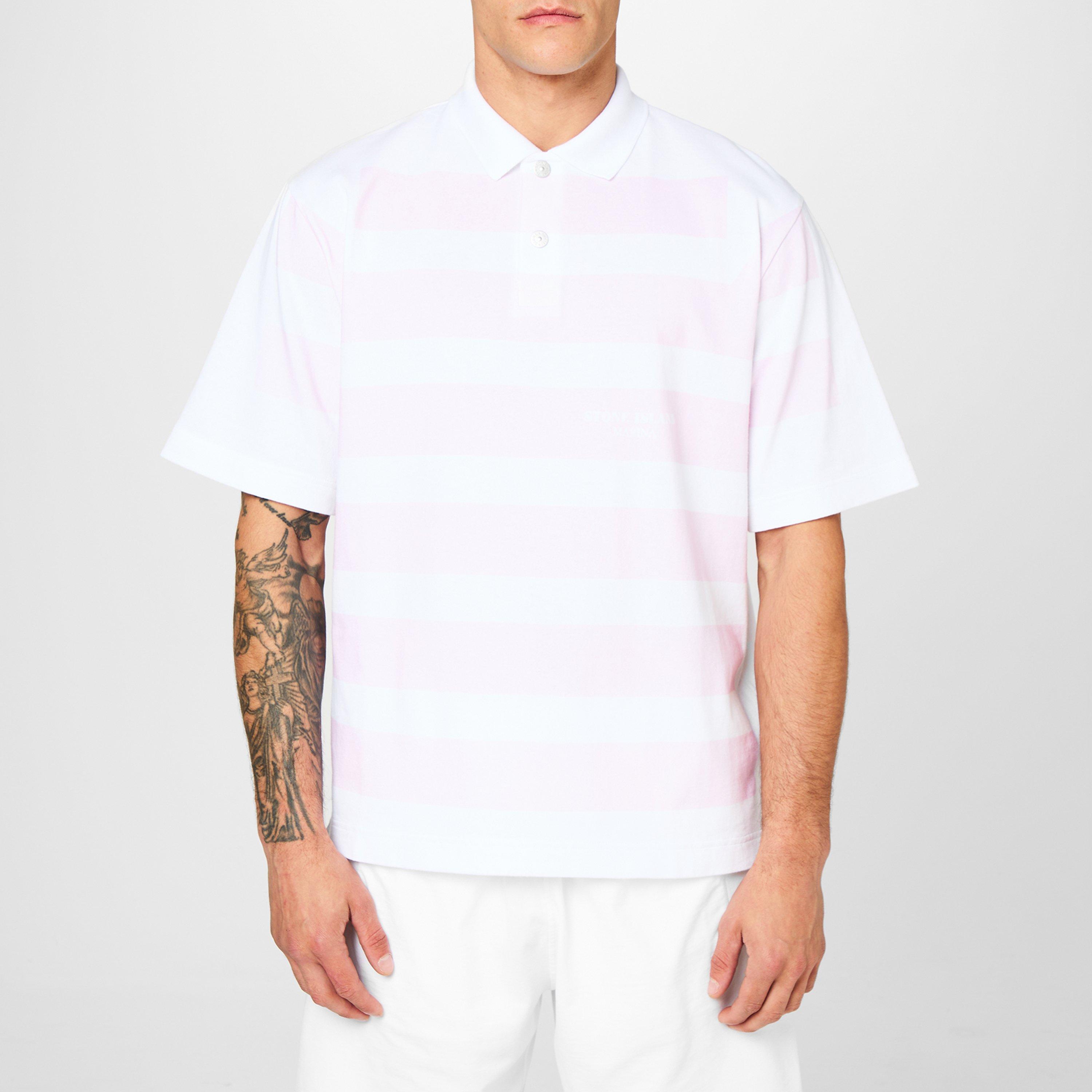 Stone Island | Striped Polo Shirt | Short Sleeve Polos