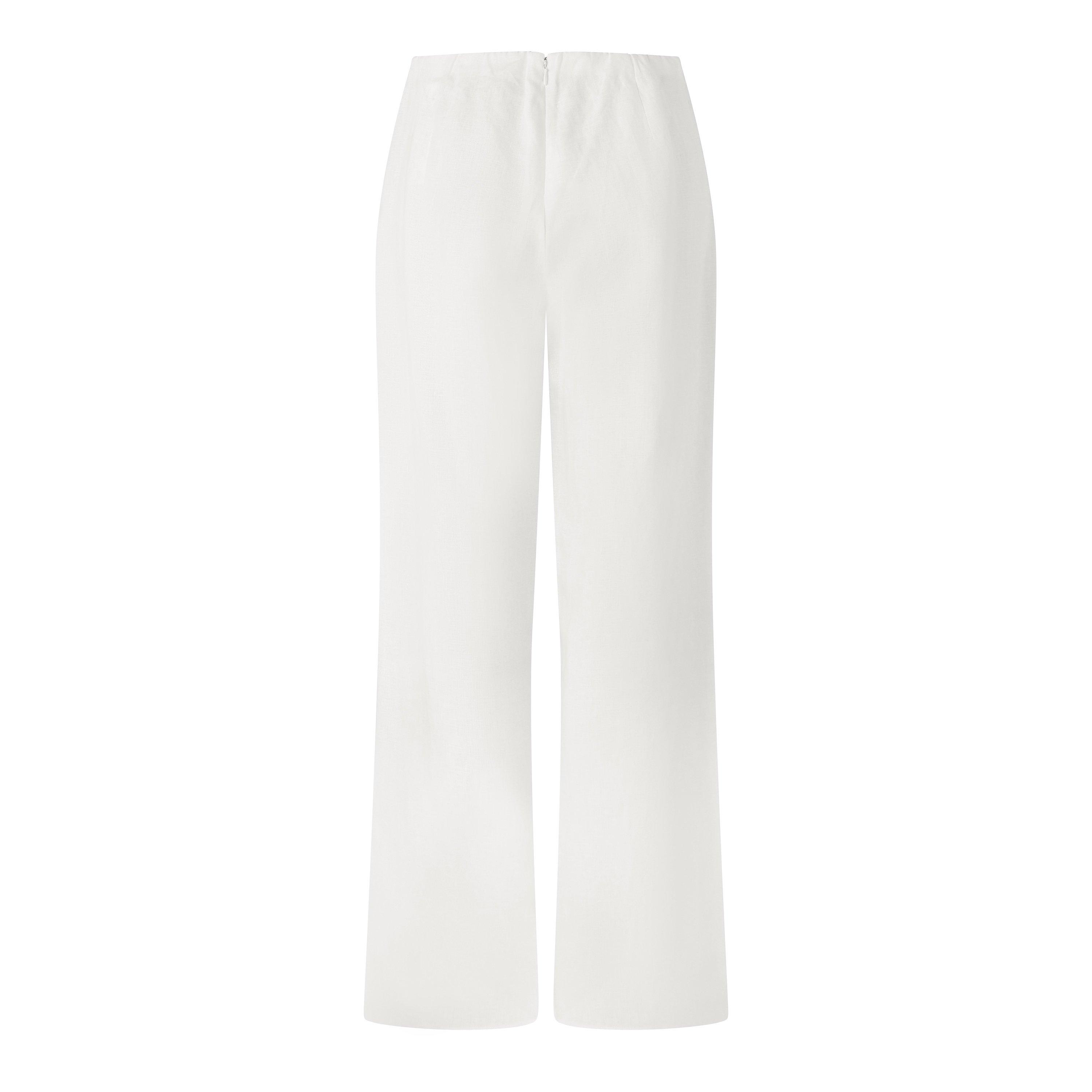 Off White - Cult Gaia - Women's Sara Pant Straight Leg Trousers - 2
