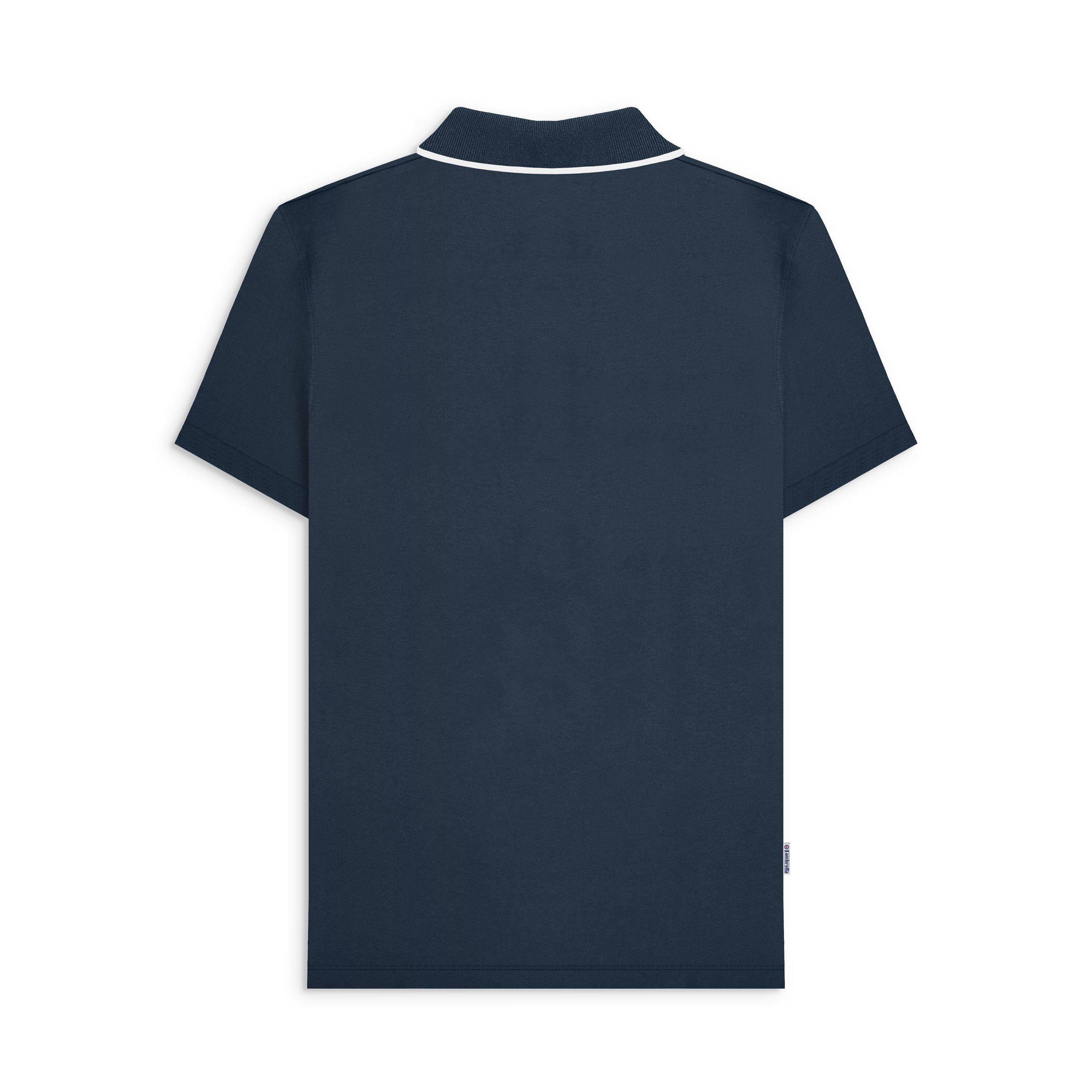 Navy - Lambretta - Men's Short Sleeve Polo Shirt - 2