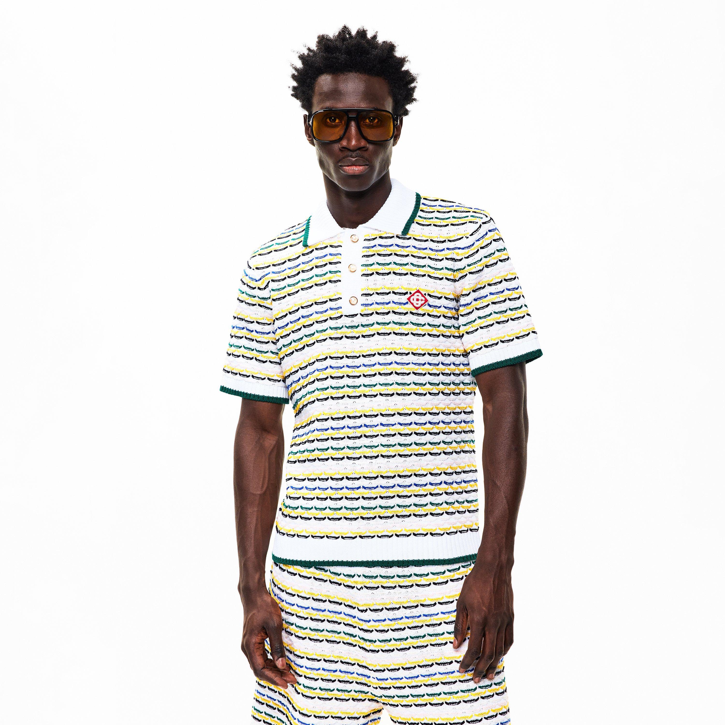 Yellow - Casablanca - Men's Short Sleeve Polo Shirt - 3