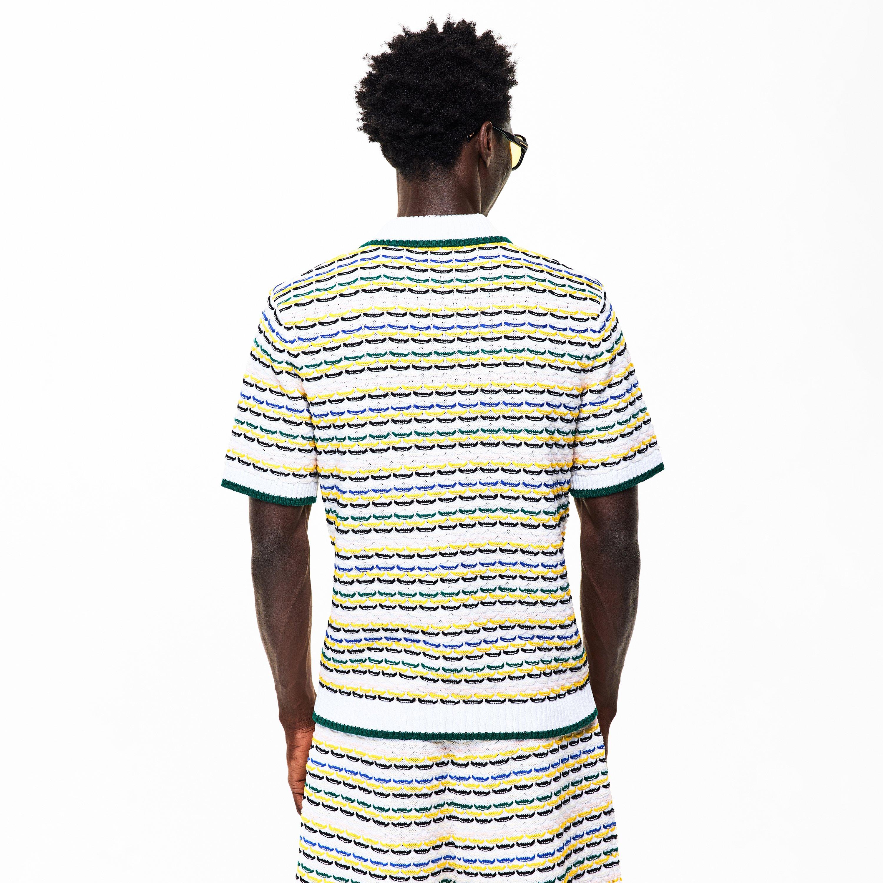 Yellow - Casablanca - Men's Short Sleeve Polo Shirt - 4