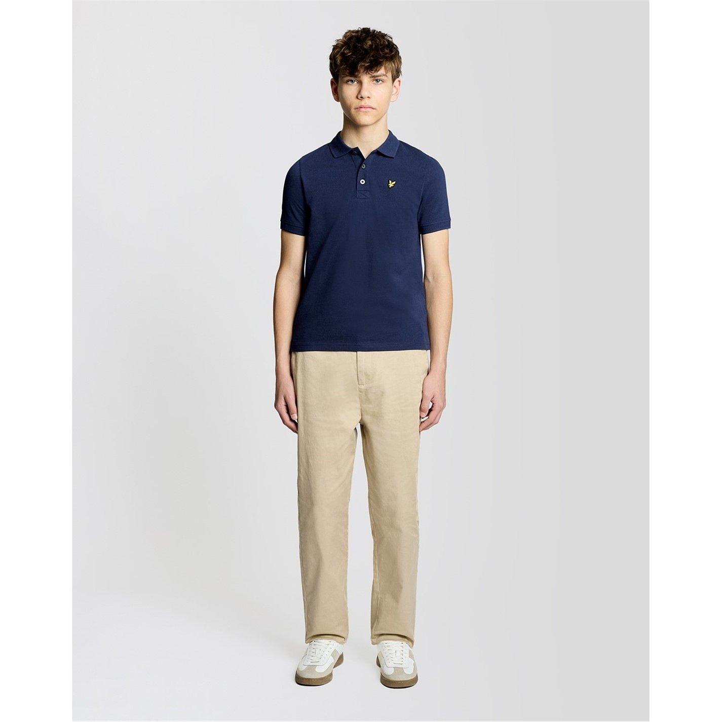 Lyle And Scott Boys Lyle & Scott Kids Plain Polo Shirt - Navy - 10-11 Years