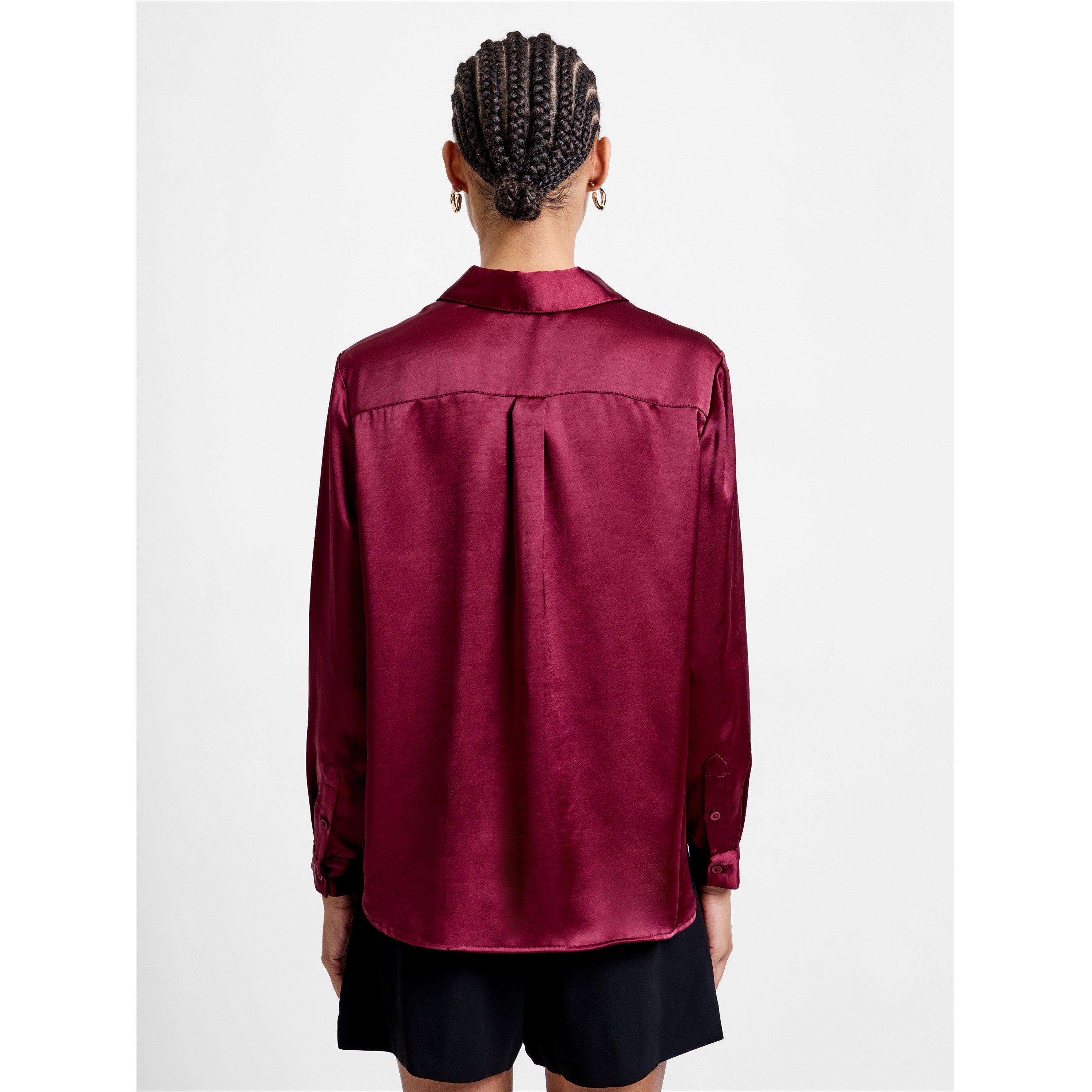 Red - French Connection - Women's FC Irinia Long Sleeve Blouse - 3