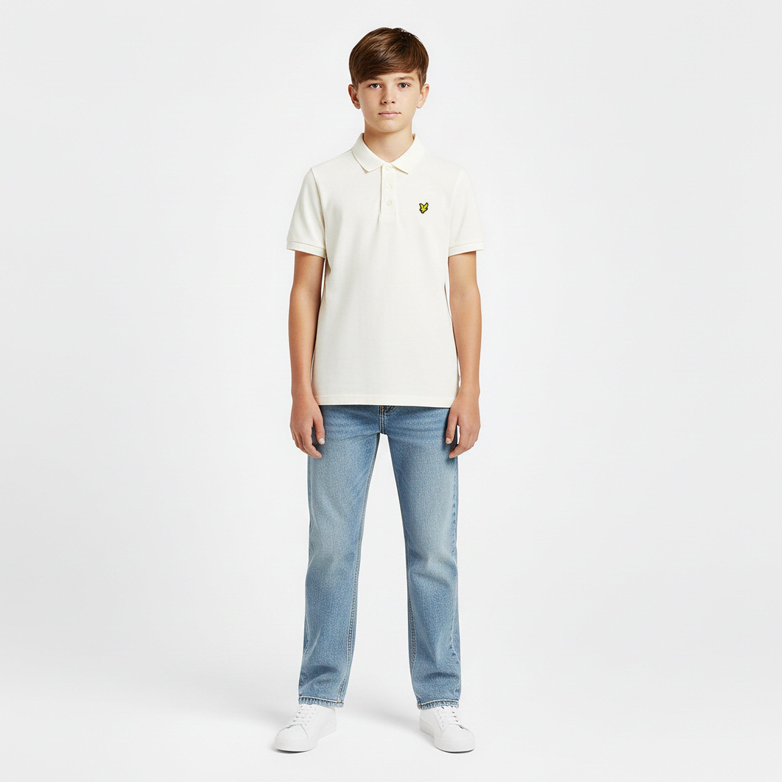 White 626 - Lyle and Scott - Kids' Short Sleeve Polo Shirt - 3