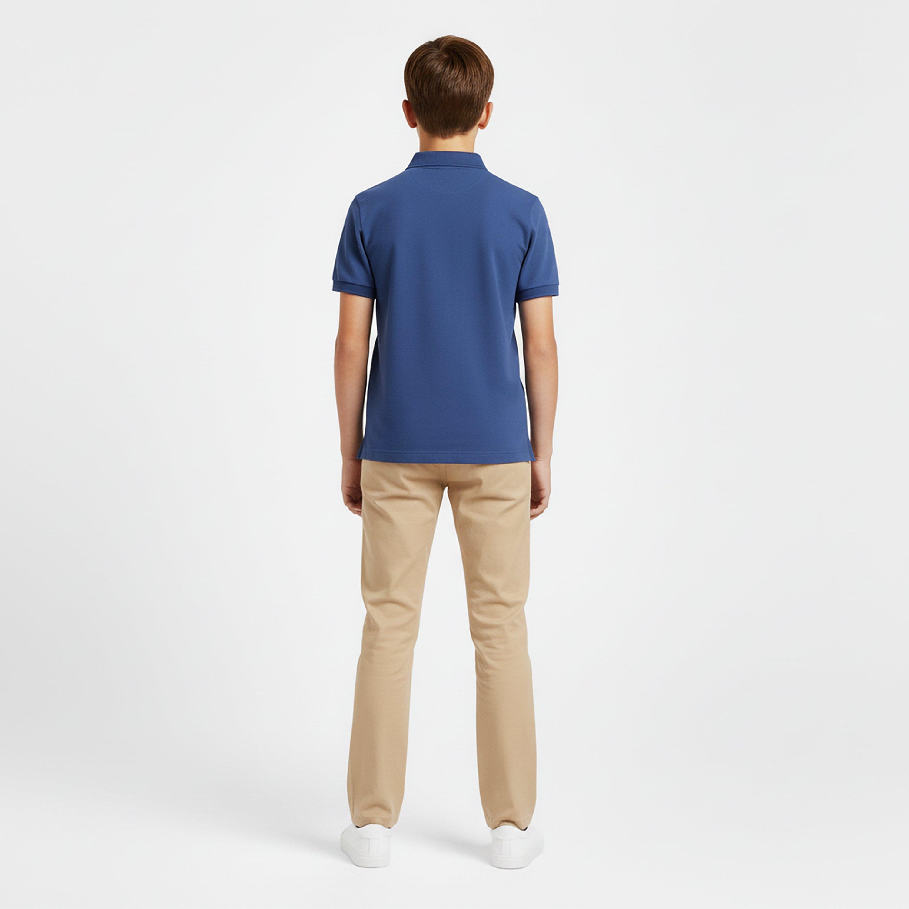 Cornflower Z411 - Lyle and Scott - Kids' Short Sleeve Polo Shirt - 4
