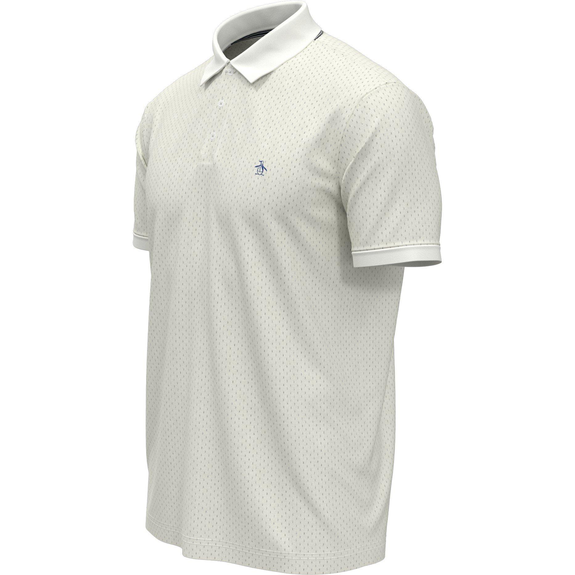 Strahlendes Weiß - Original Penguin - Dobby Short-Sleeve Polo Shirt - 3