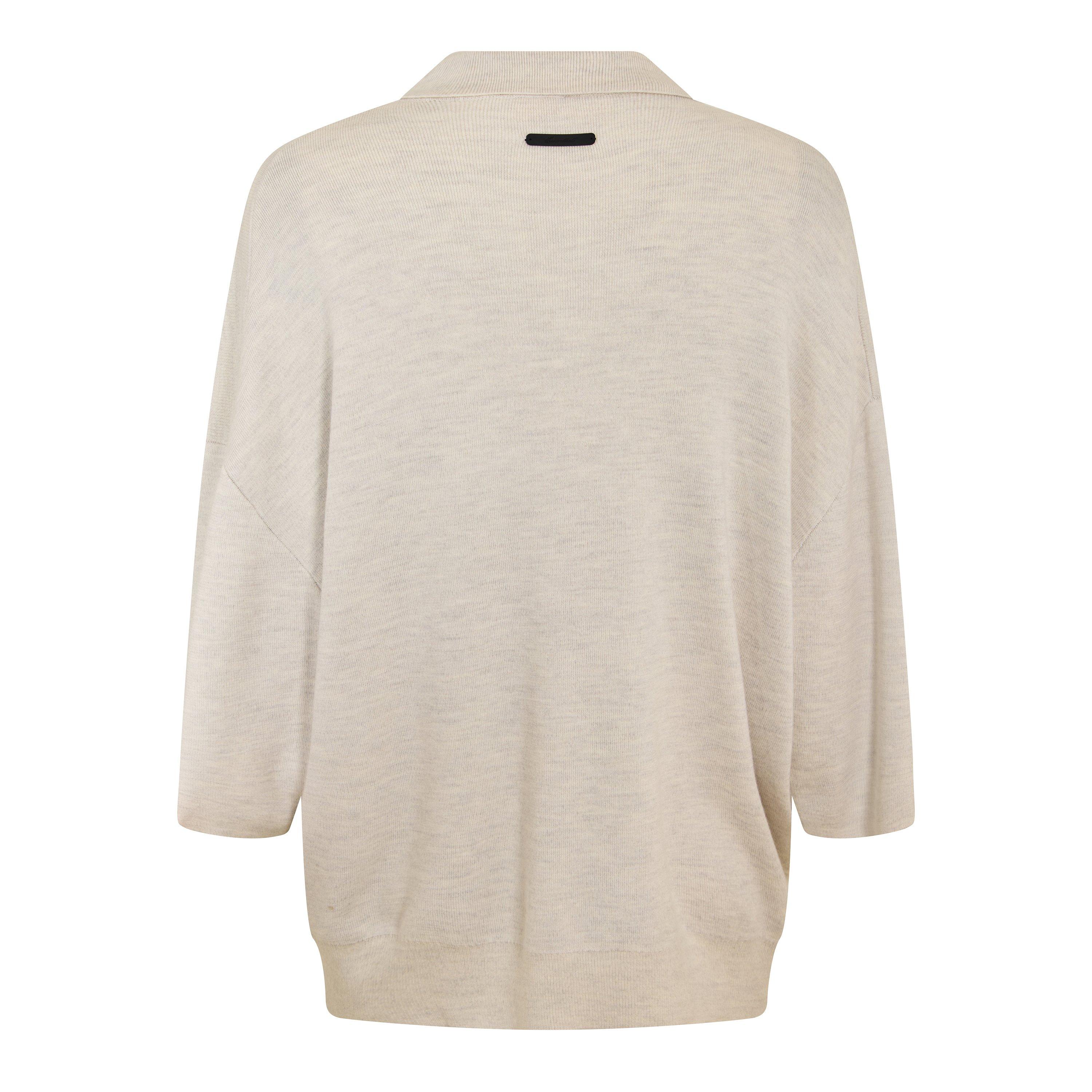 Oatmeal - Fear Of God Essentials - Men's Short Sleeve Polo Shirt - 2