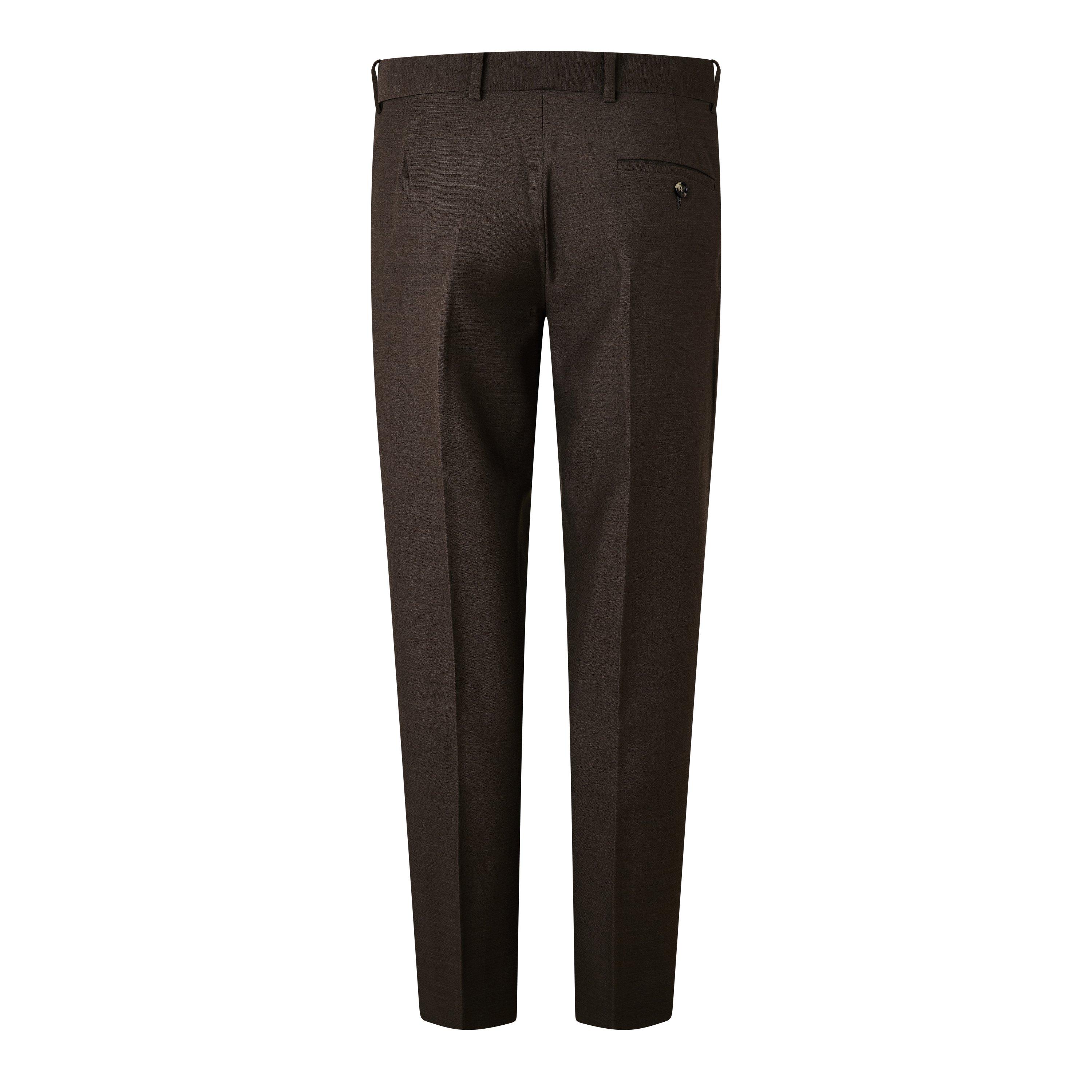 Brown Melange - Bottega Veneta - Women's Straight Trousers - 2