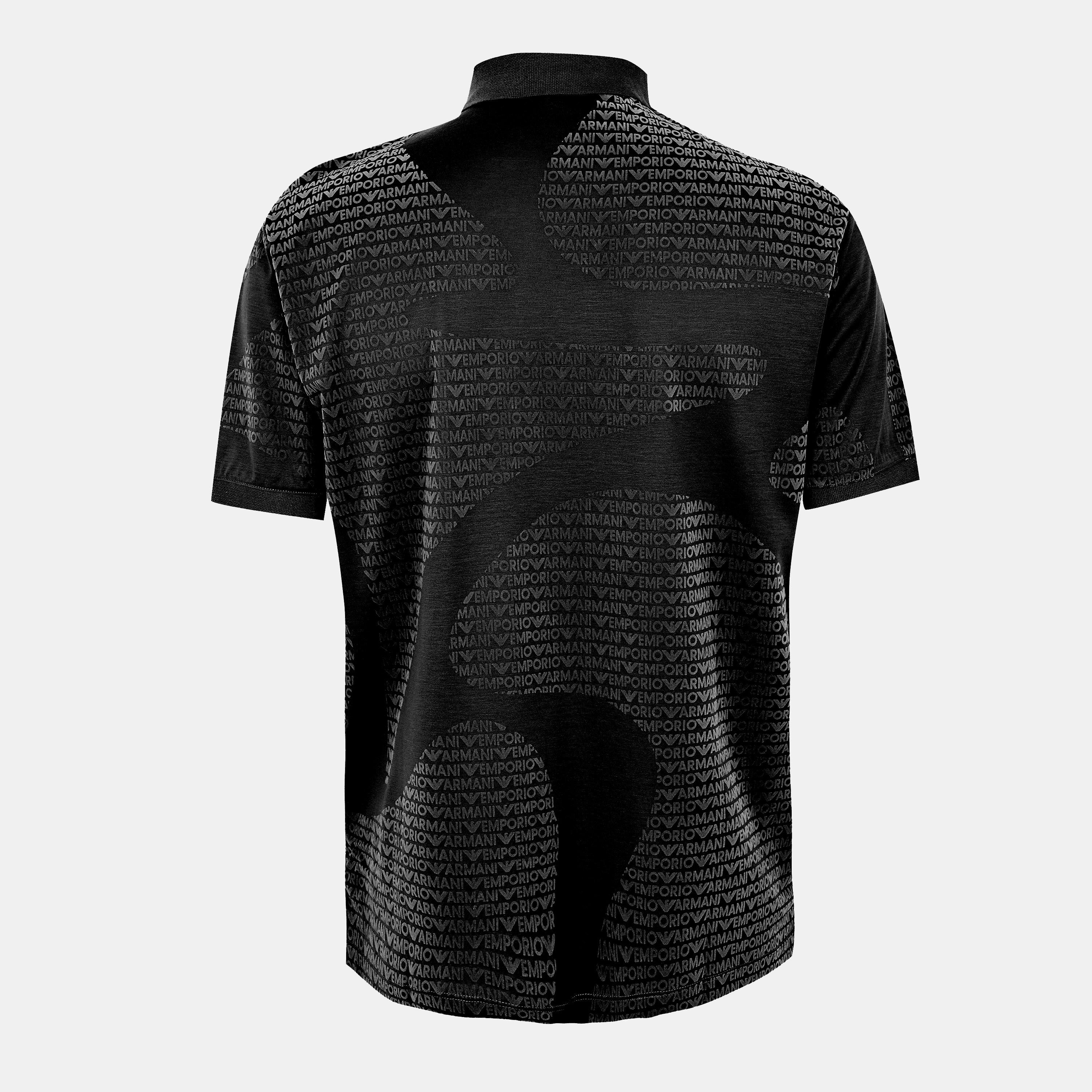 Black FC242 - Emporio Armani - Men's Short-Sleeve Polo Shirt - 2