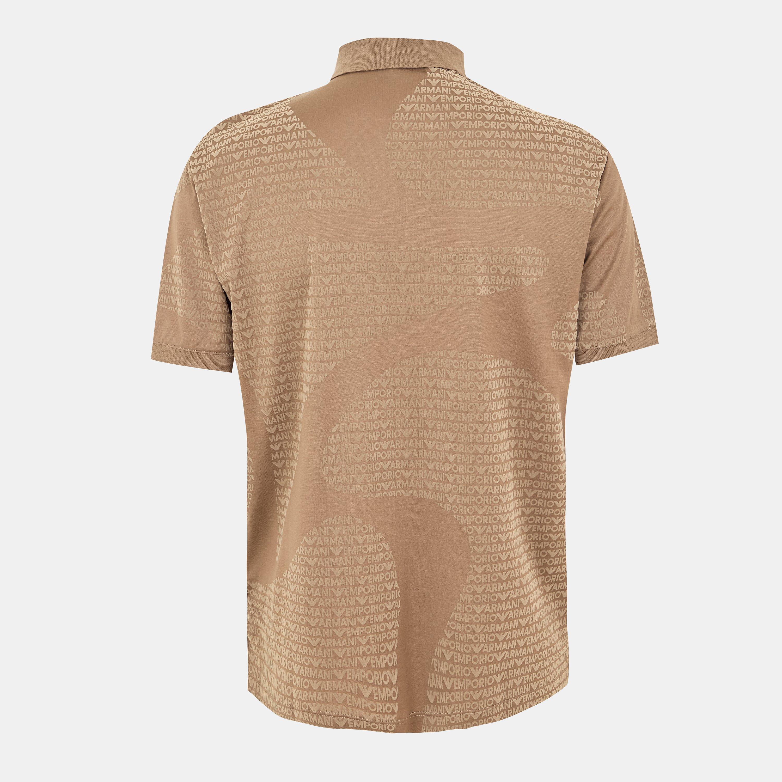 Walnut F6130 - Emporio Armani - Men's Short-Sleeve Polo Shirt - 2