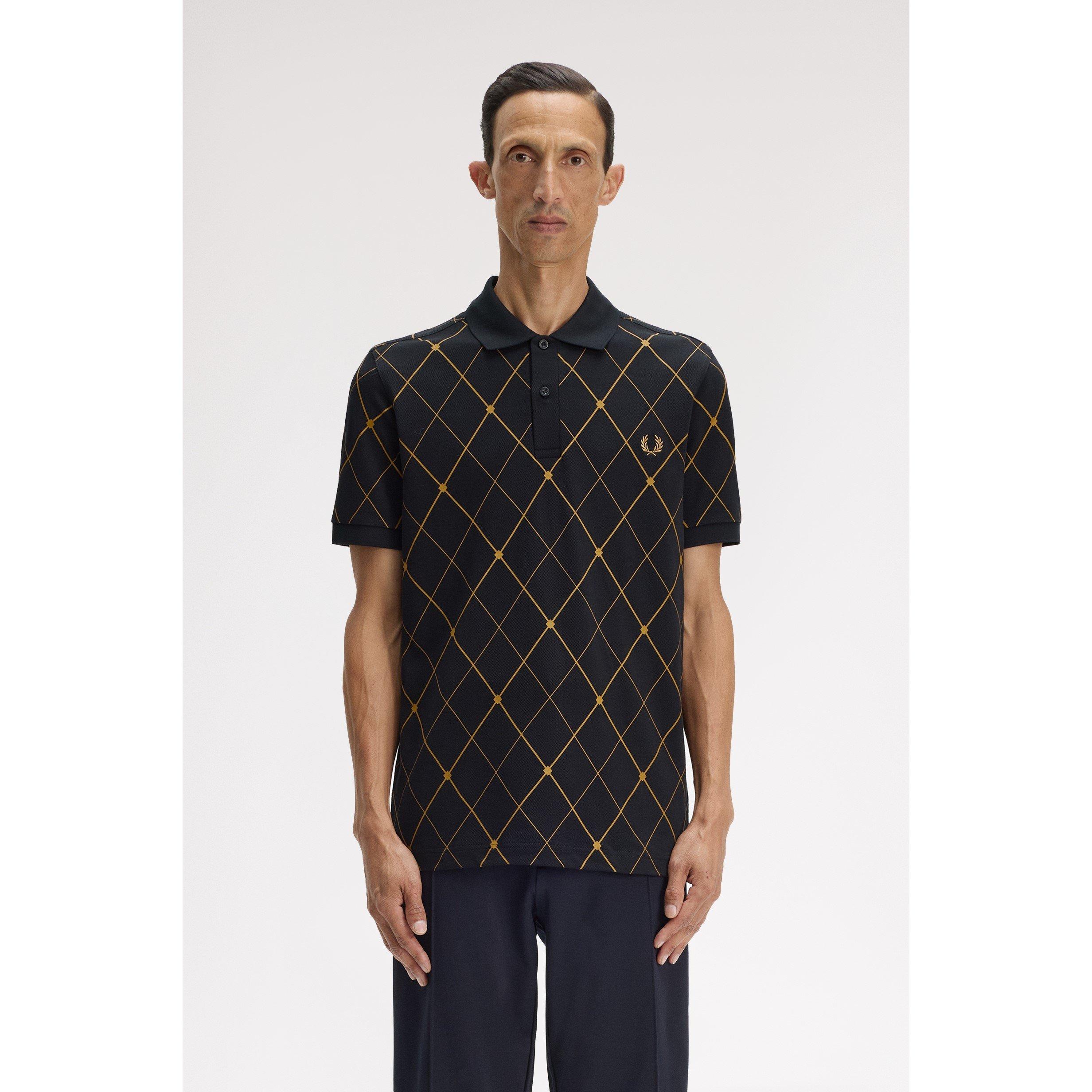 Black 102 - Fred Perry - Men's Short Sleeve Polo Shirt - 3