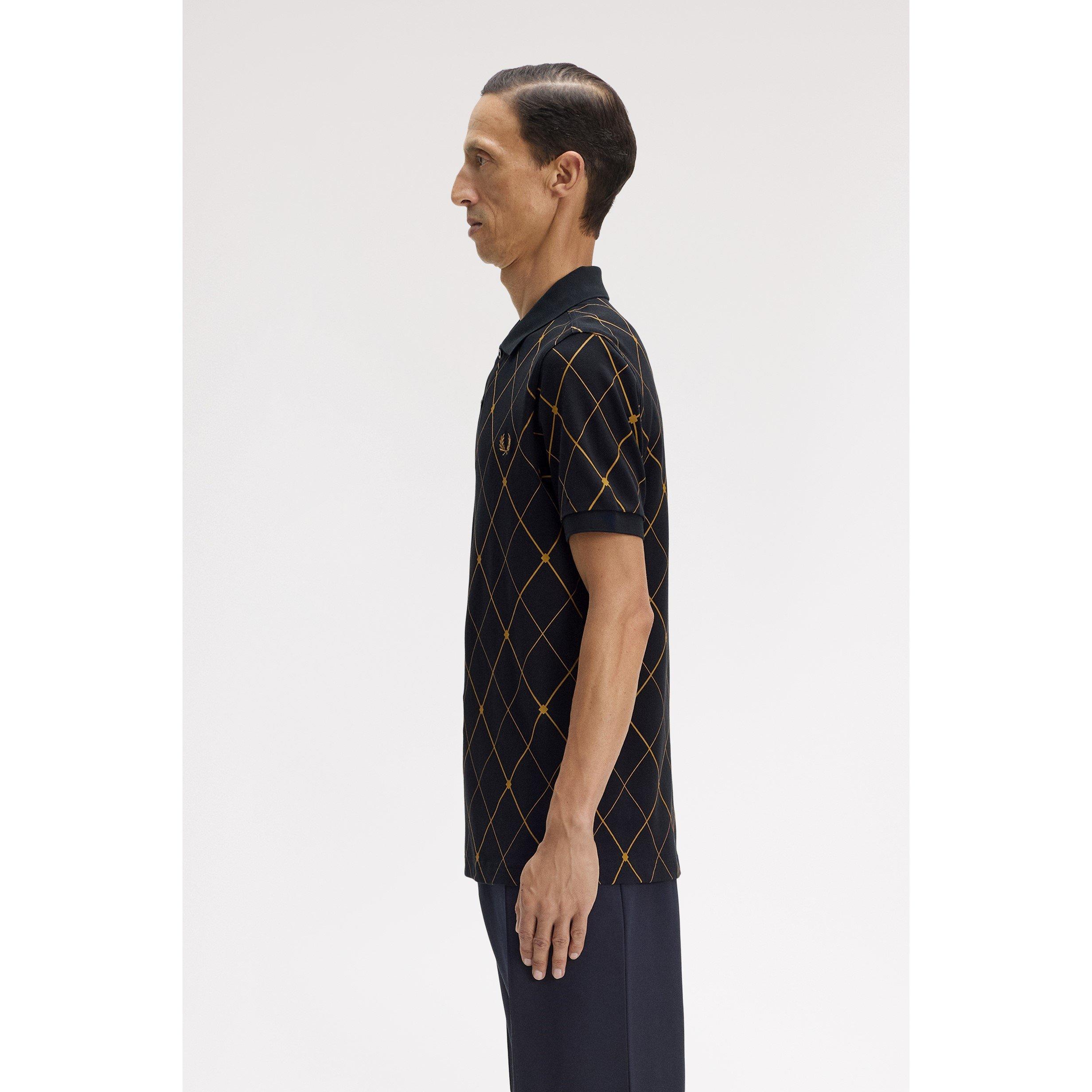 Black 102 - Fred Perry - Men's Short Sleeve Polo Shirt - 4