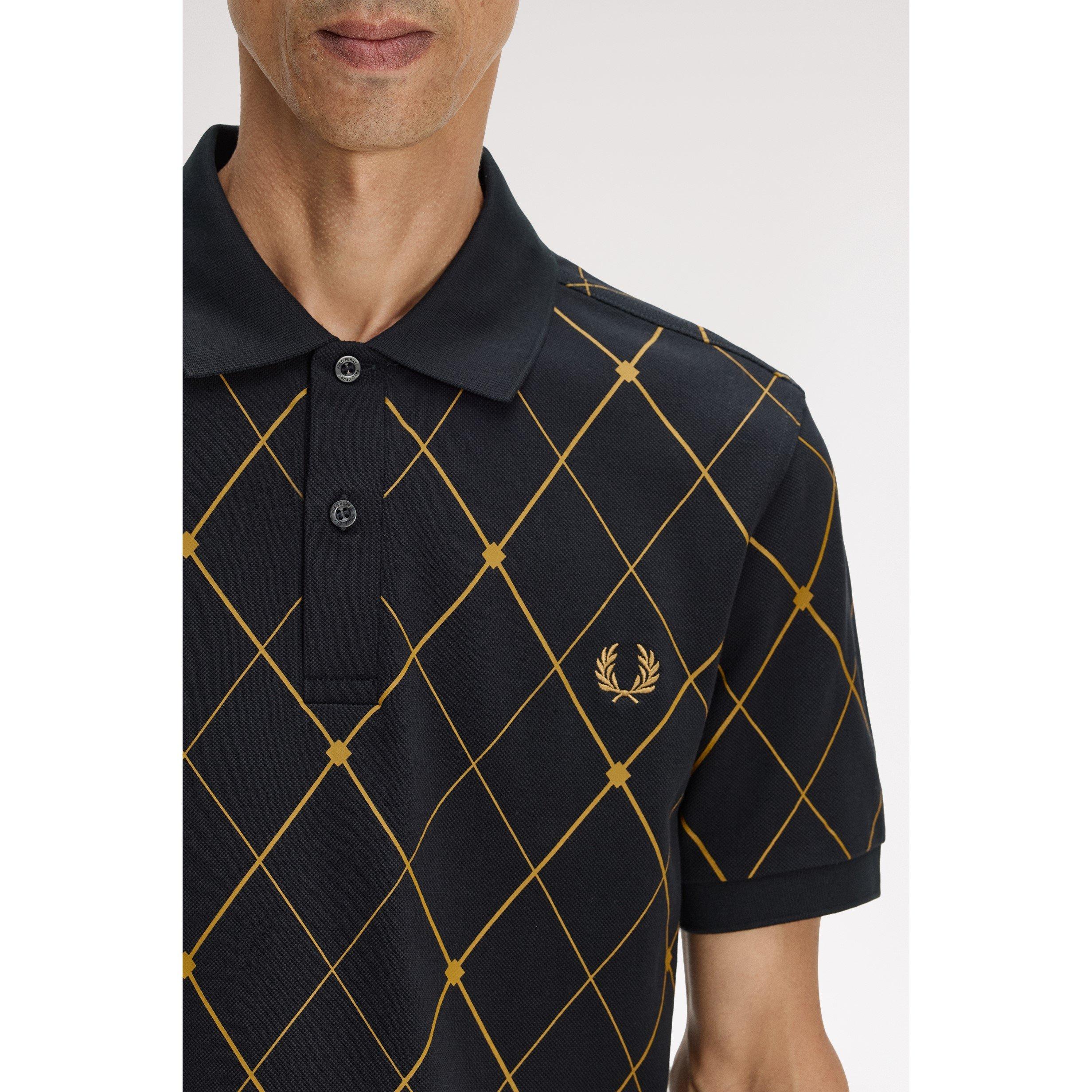 Black 102 - Fred Perry - Men's Short Sleeve Polo Shirt - 5