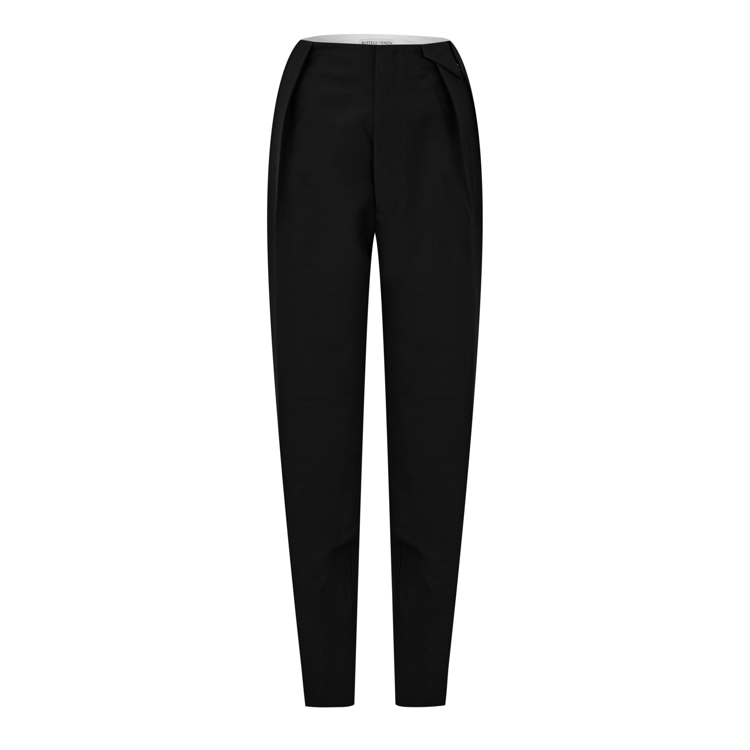 Nero - Bottega Veneta - Women's Straight Trousers - 1