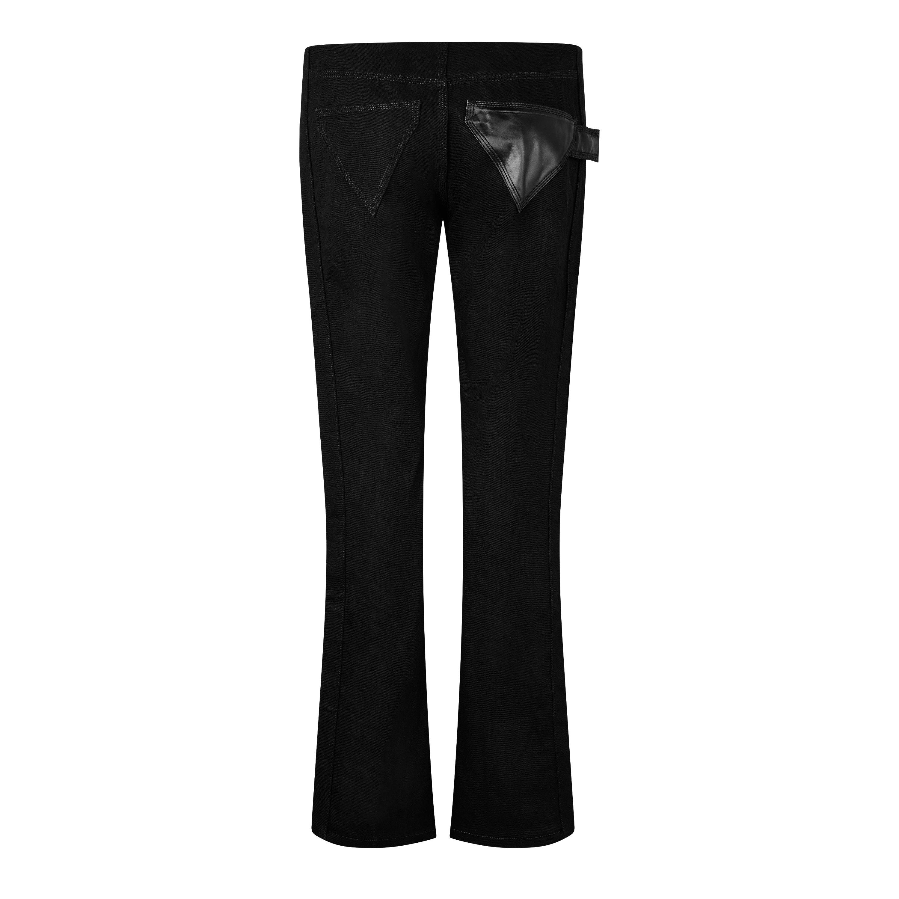 Nero/Nero - Bottega Veneta - Women's Straight Trousers - 2