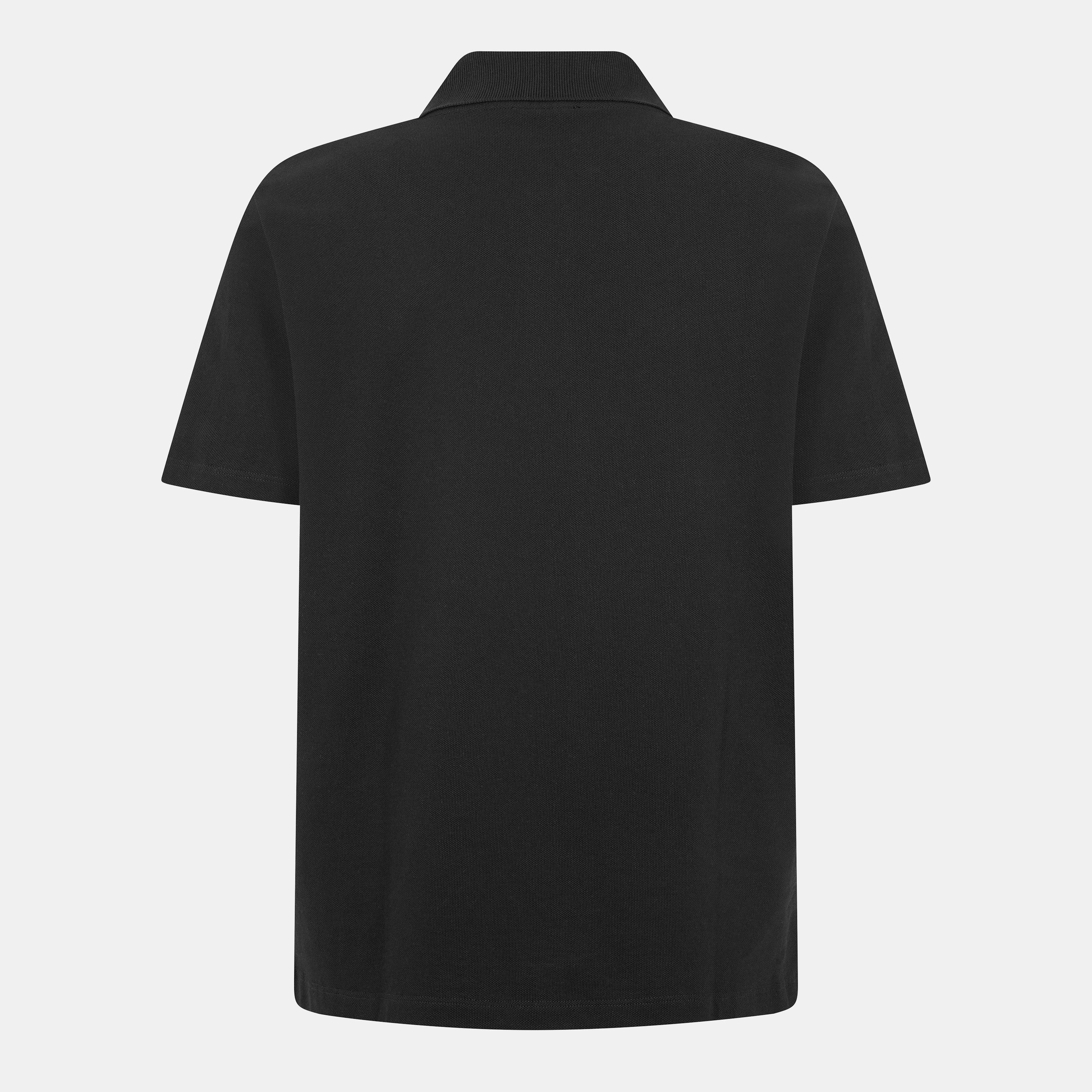 Black - Balmain - Men's Signature Short Sleeve Polo Shirt - 2