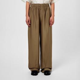 Prada Silk Straight Trousers