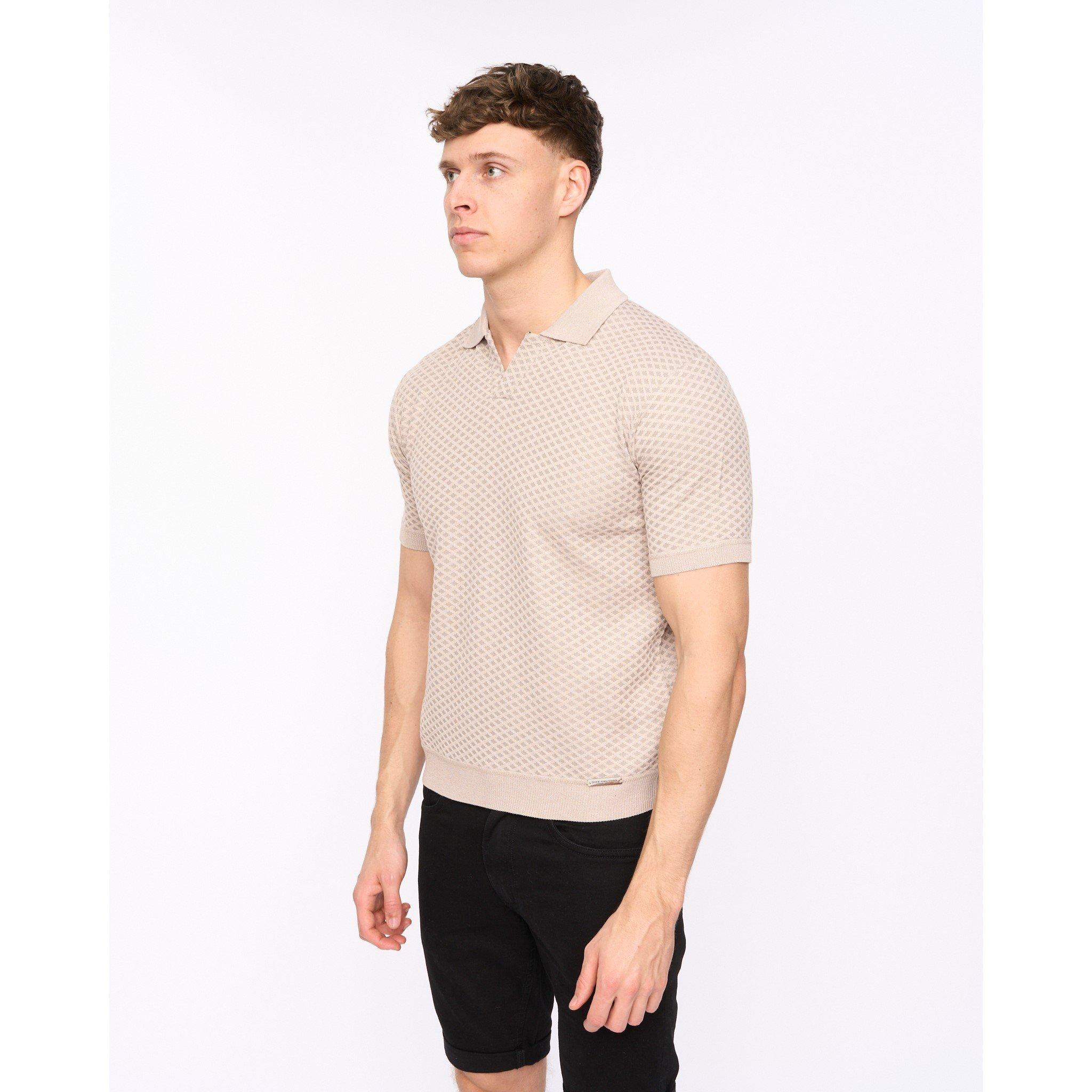 Stone - Duck and Cover - Men's Morwin Short Sleeve Polo Shirt - 3