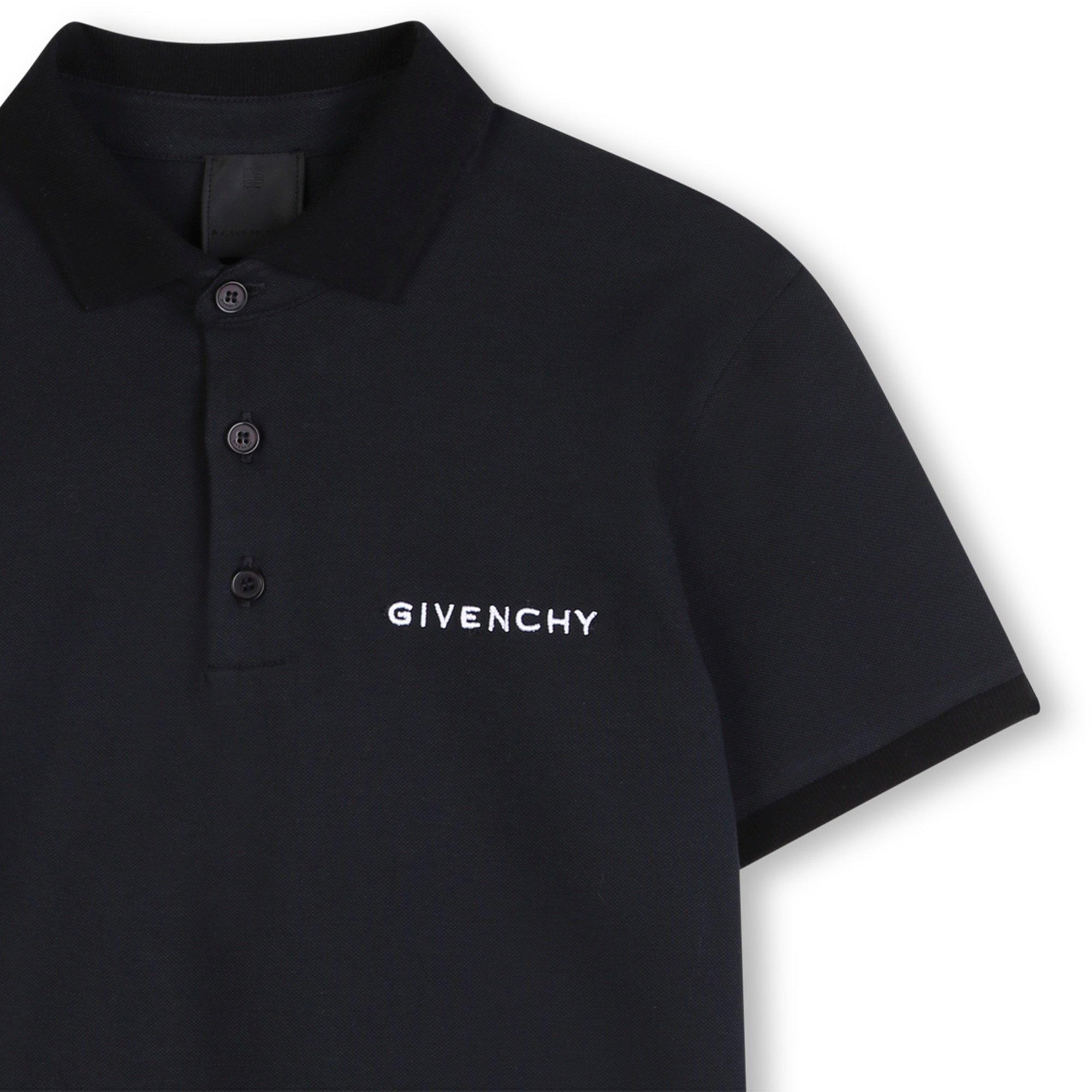 Black 09B - GIVENCHY - GIV Logo Polo Jn62 - 3
