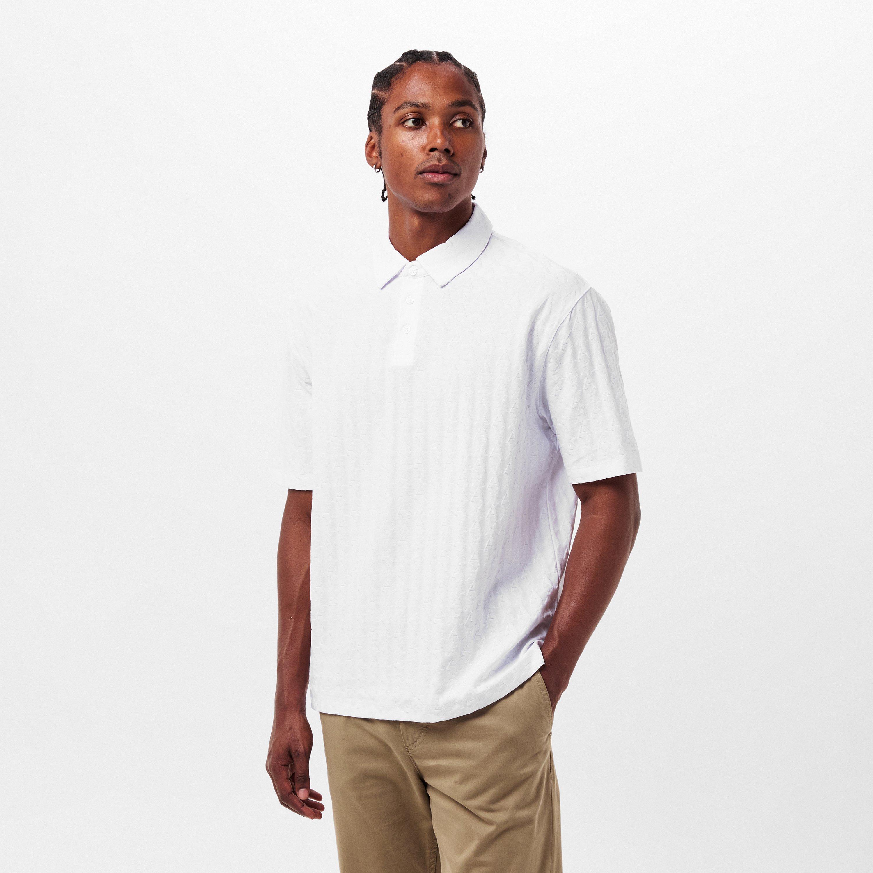 Off White - Armani Exchange - Men's Short-Sleeve Polo Shirt - 3