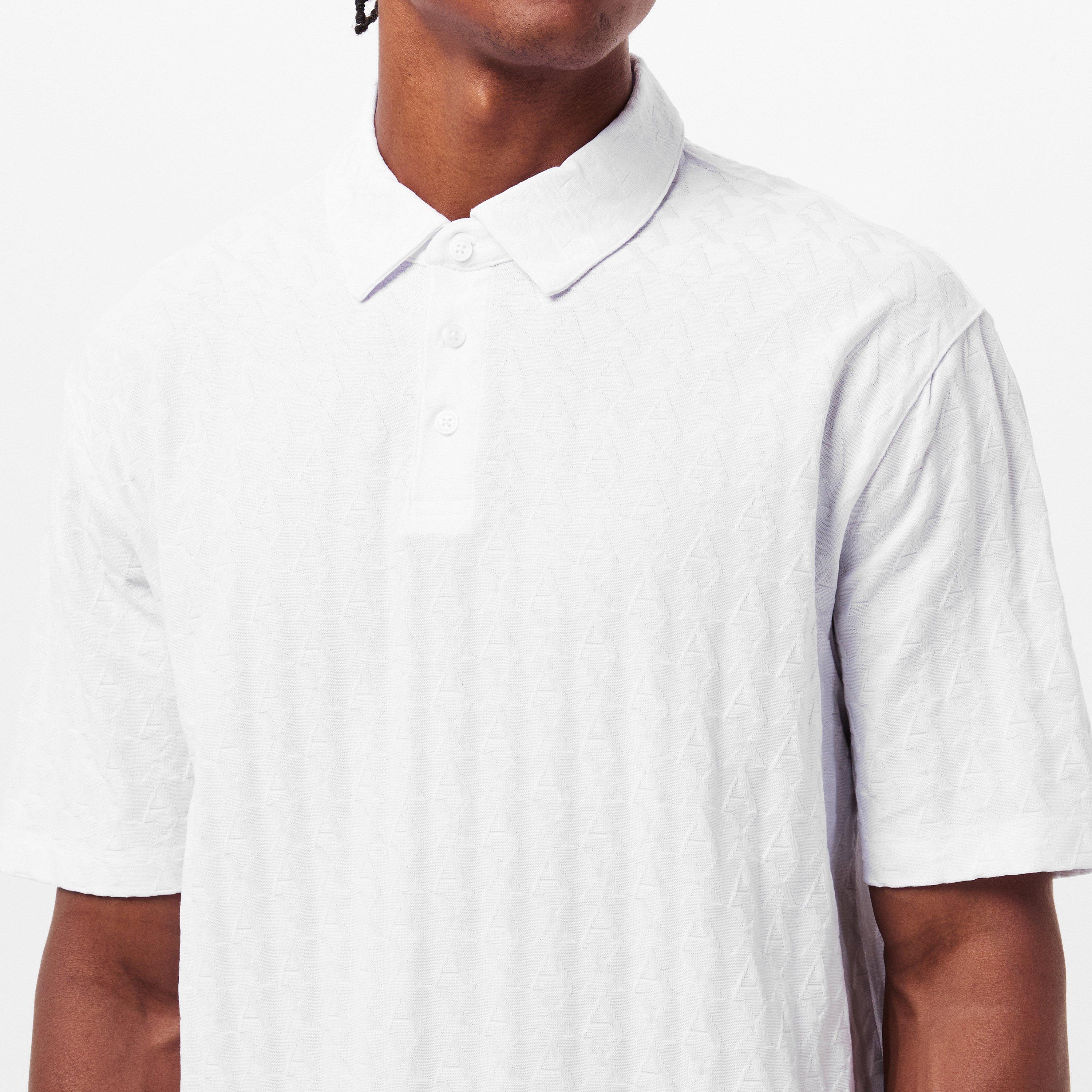 Off White - Armani Exchange - Men's Short-Sleeve Polo Shirt - 5