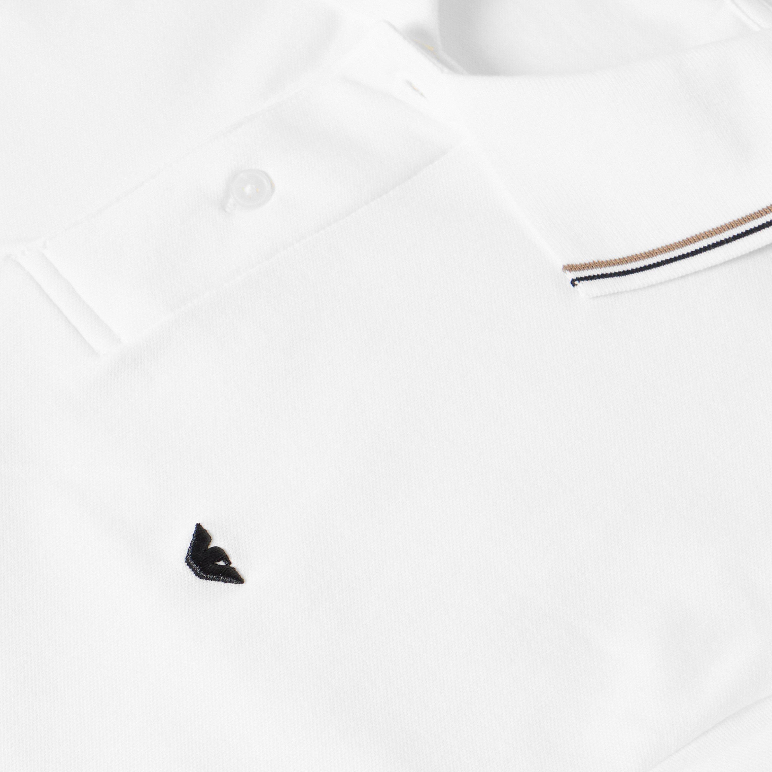 Off White - Emporio Armani - Men's Short Sleeve Polo Shirt - 5