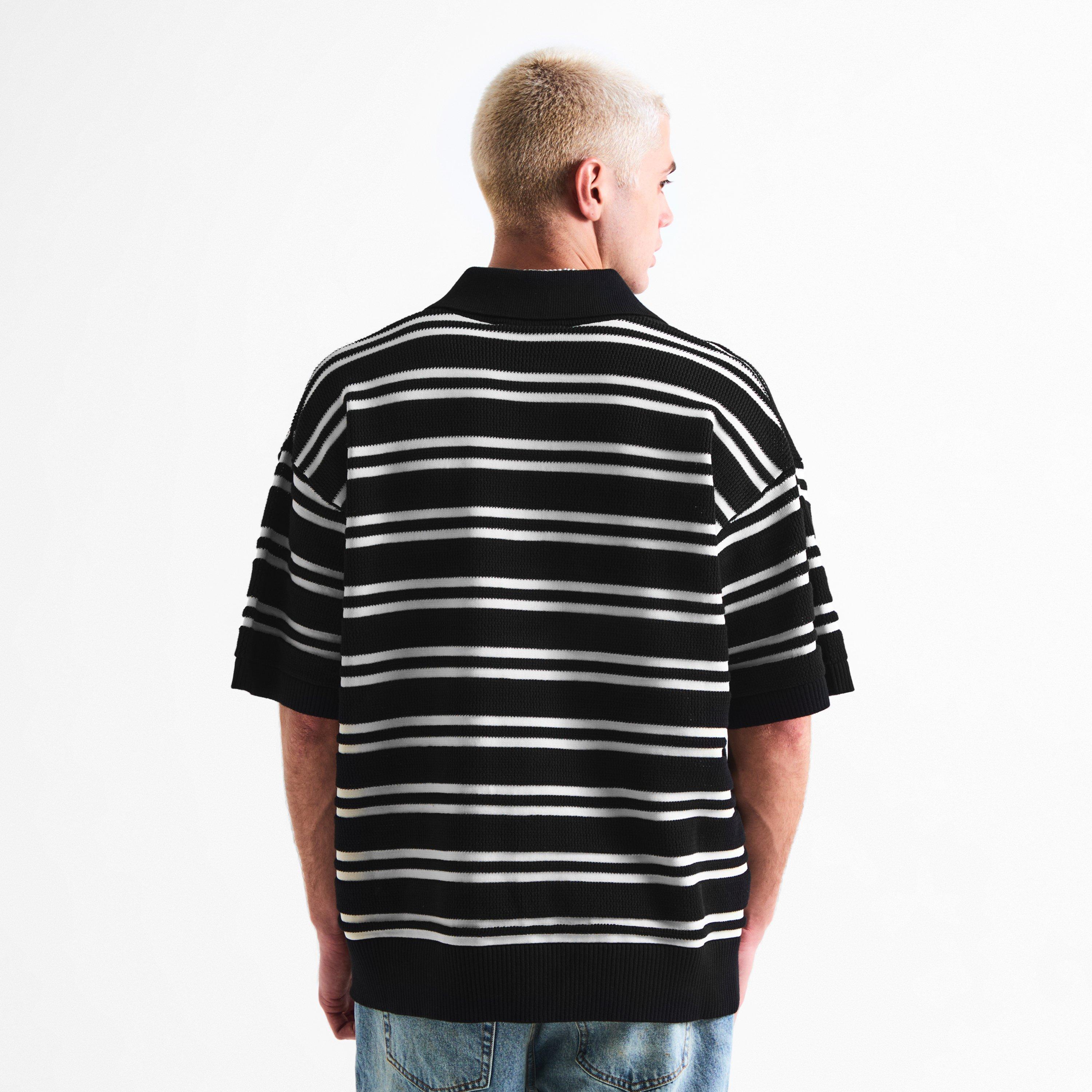 Black - Amiri - Amiri MA Knit Polo Sn63 - 4