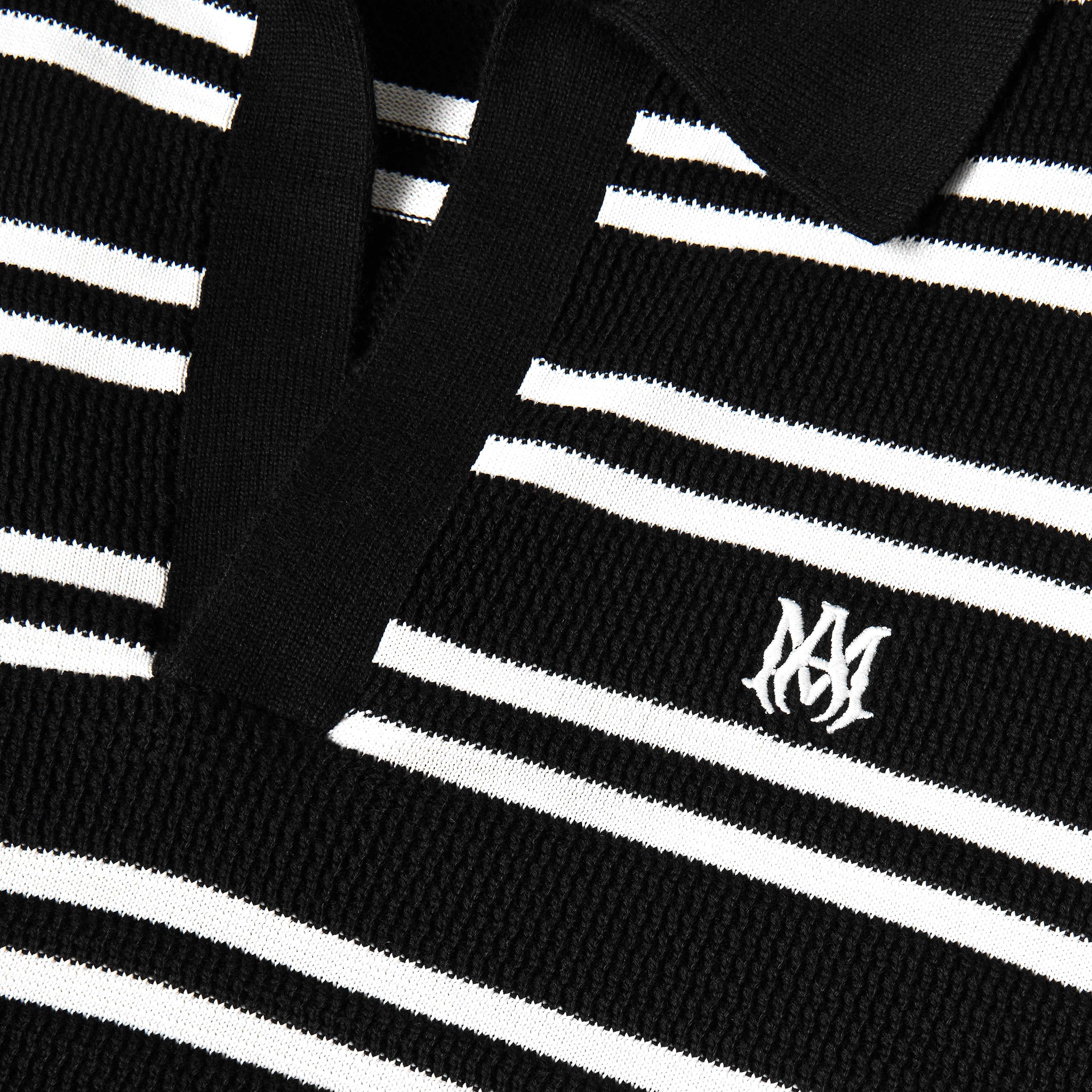 Black - Amiri - Amiri MA Knit Polo Sn63 - 5