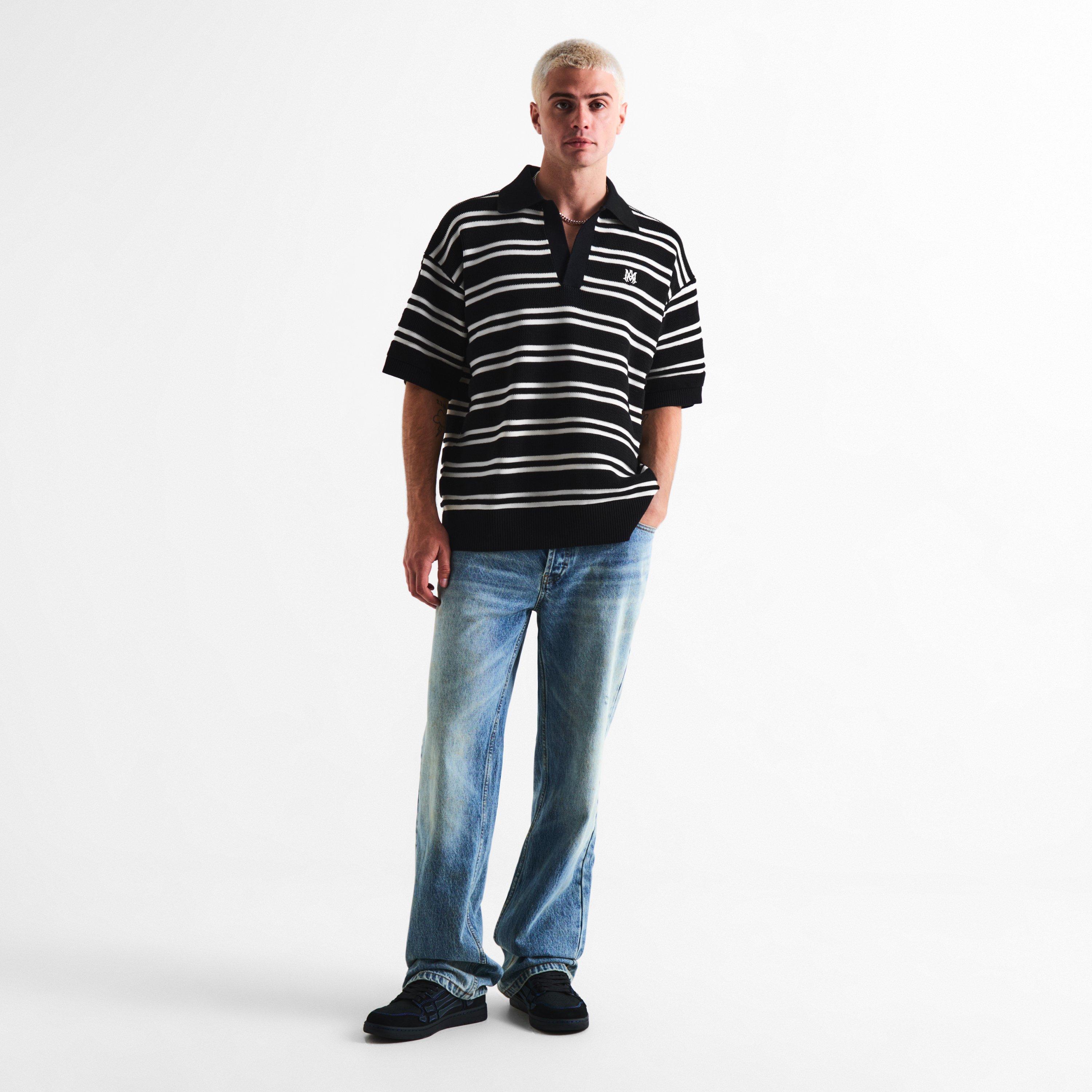 Black - Amiri - Amiri MA Knit Polo Sn63 - 5