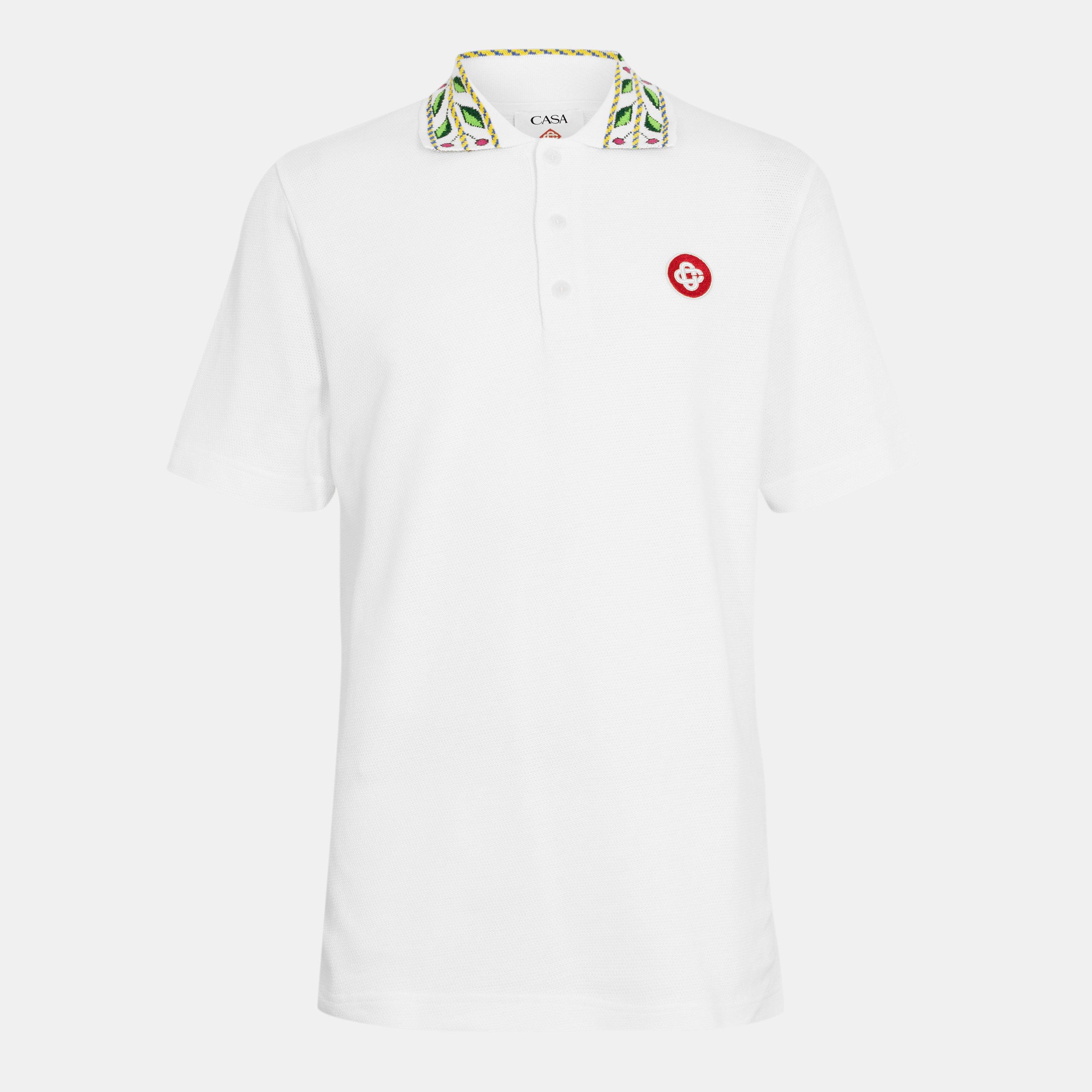 Casablanca Laurel Logo Polo Shirt | Cruise Fashion