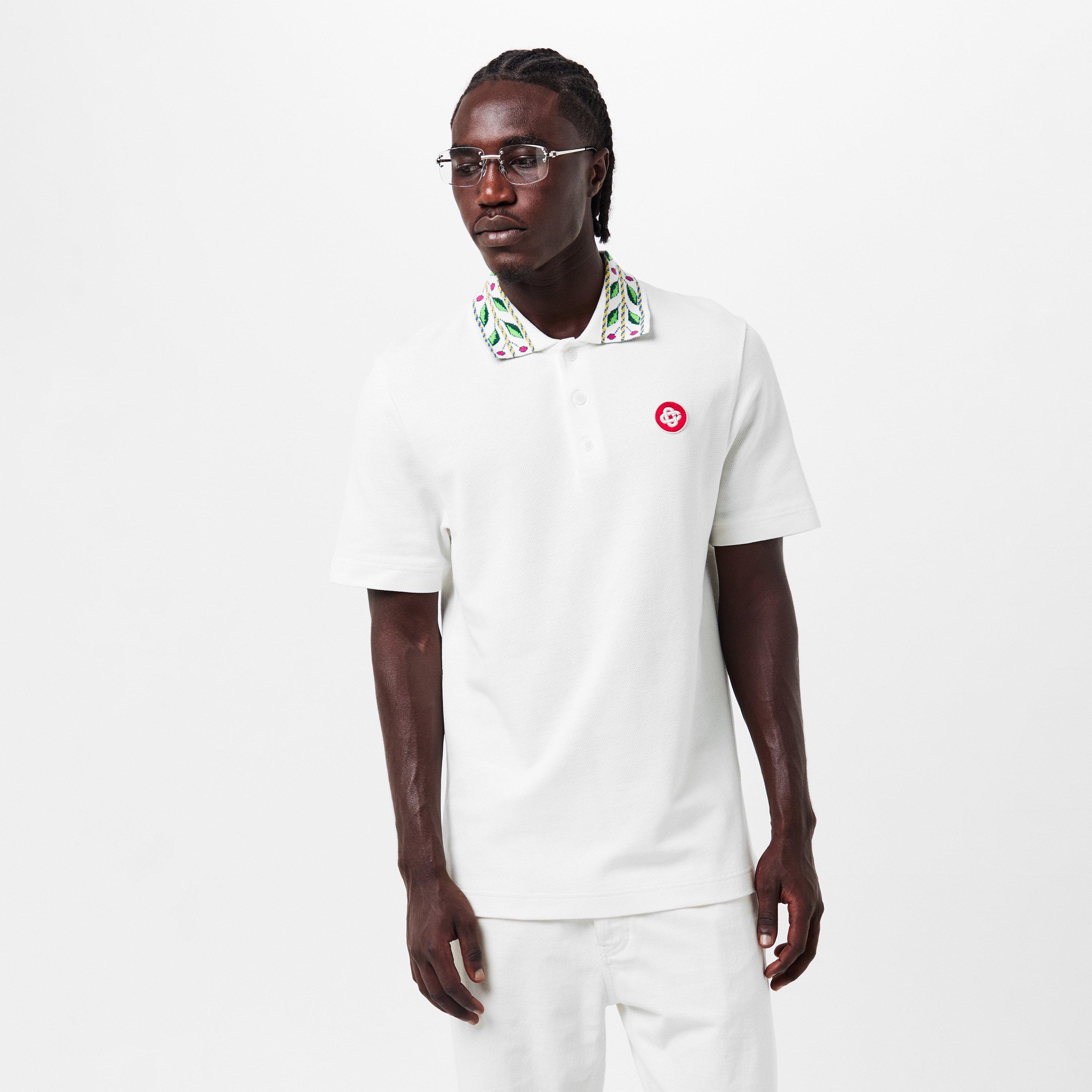 Casablanca Laurel Logo Polo Shirt | Cruise Fashion