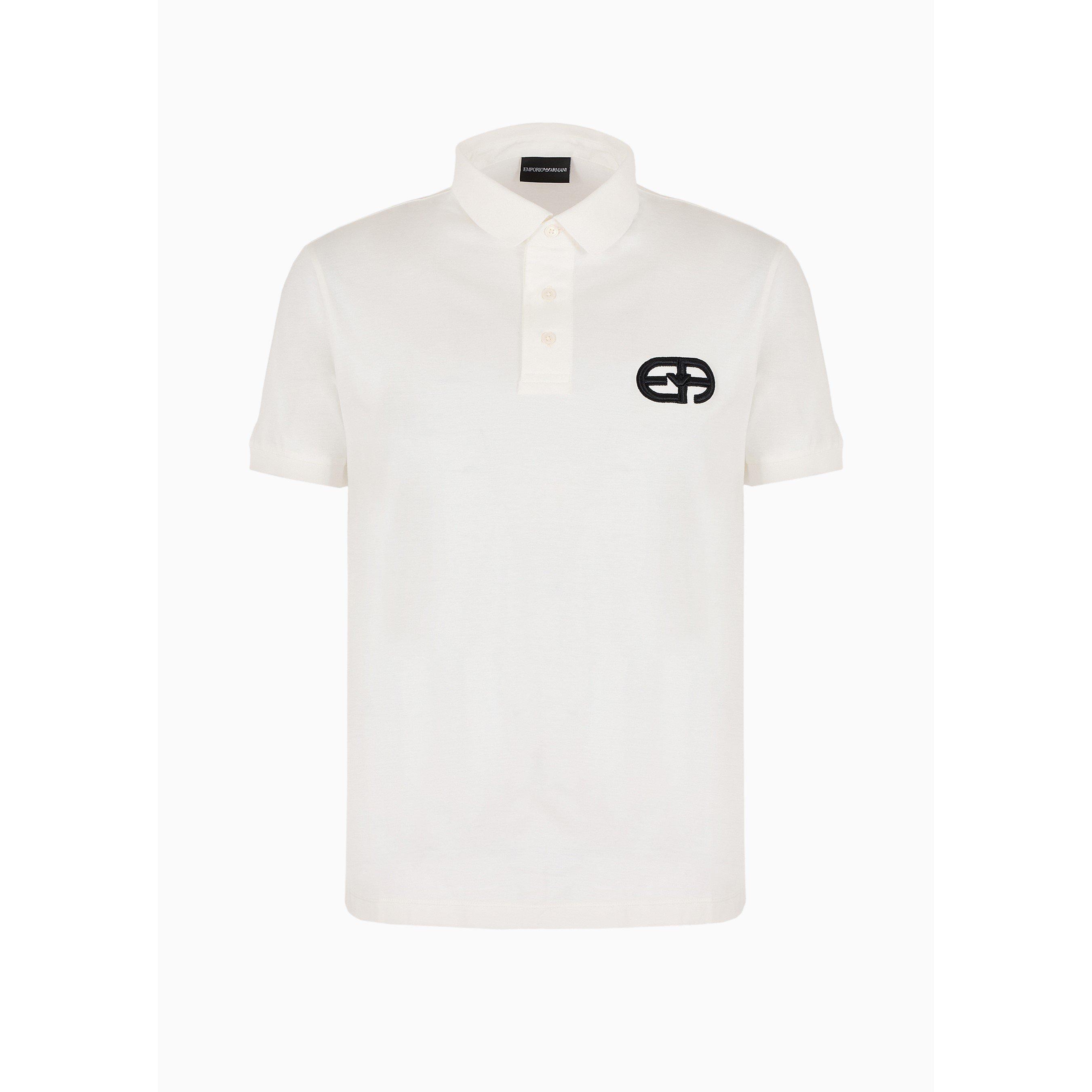 White - Emporio Armani - Men's Short Sleeve Polo Shirt - 4