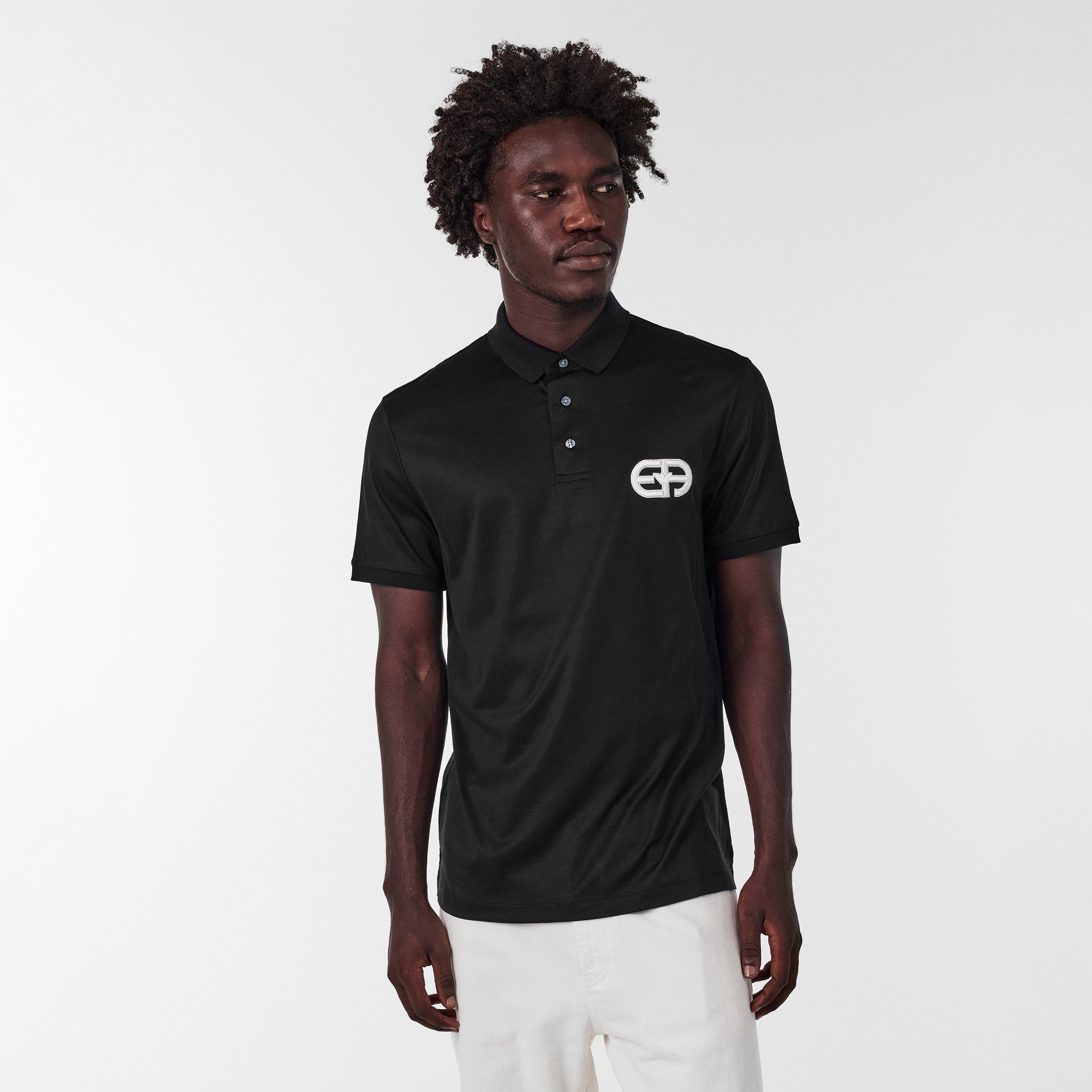 Black Beauty - Emporio Armani - Men's Short-Sleeve Polo Shirt - 3