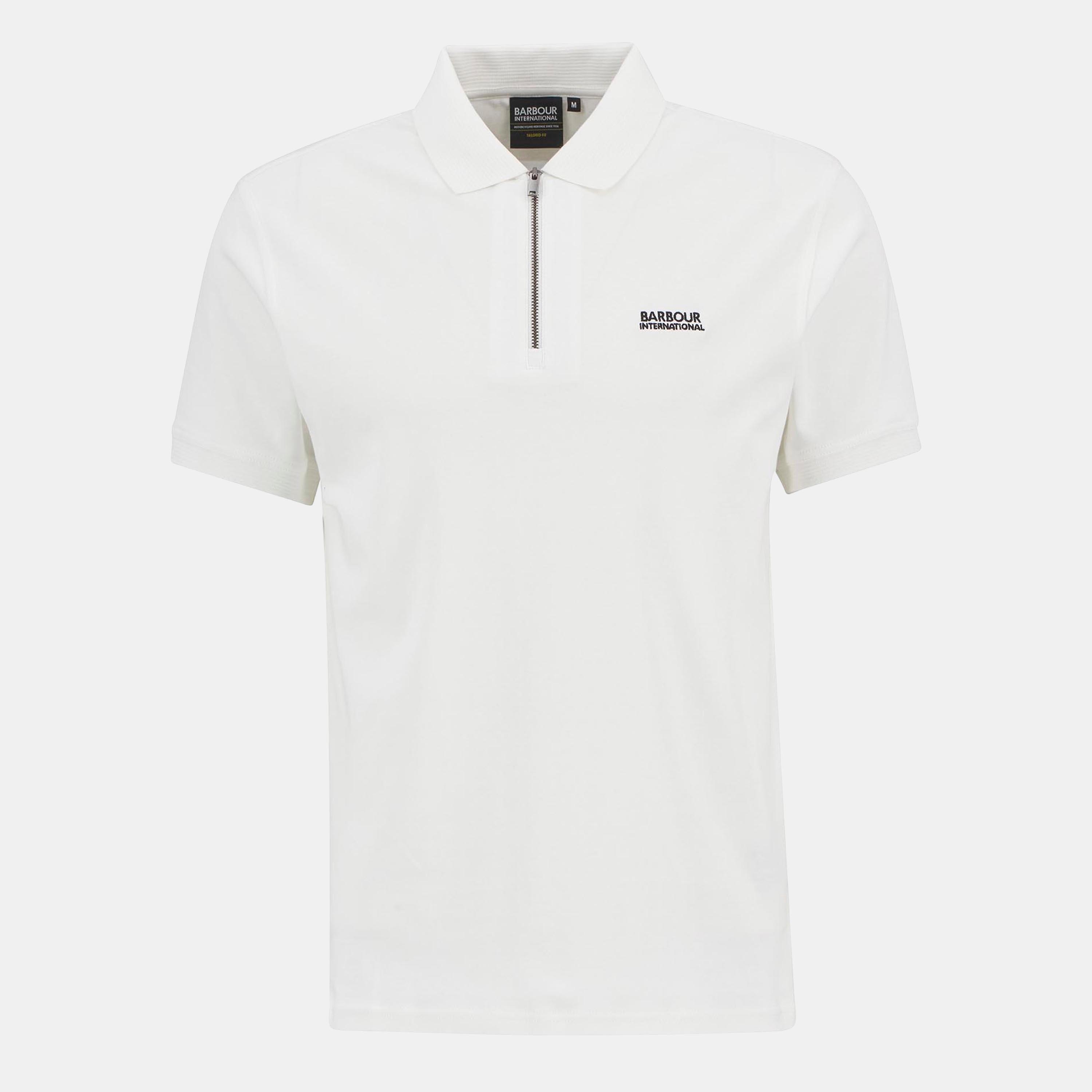 Barbour International Men's Innes Polo Shirt - White Wh32 - L