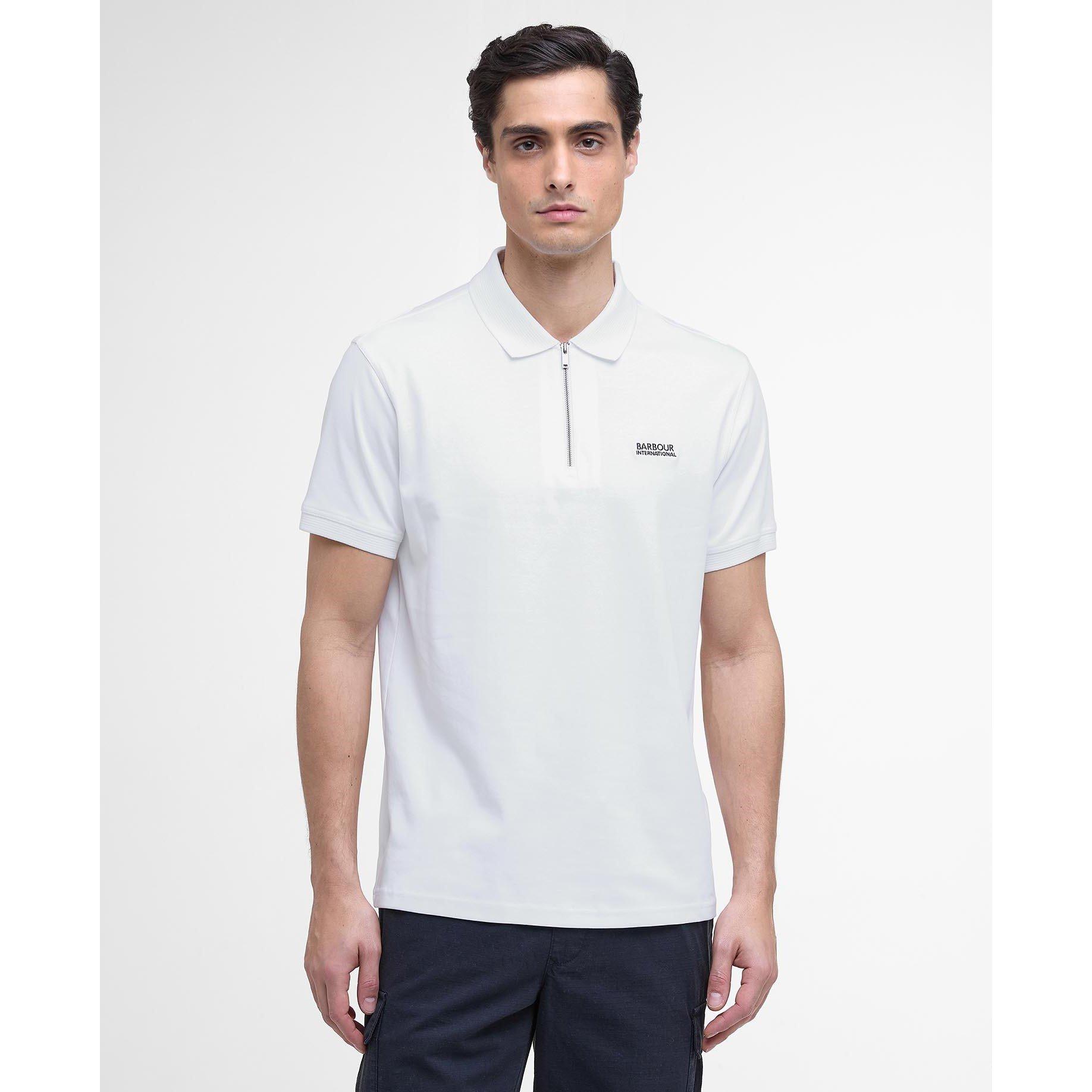 White WH32 - Barbour International - Innes Polo Shirt - 2