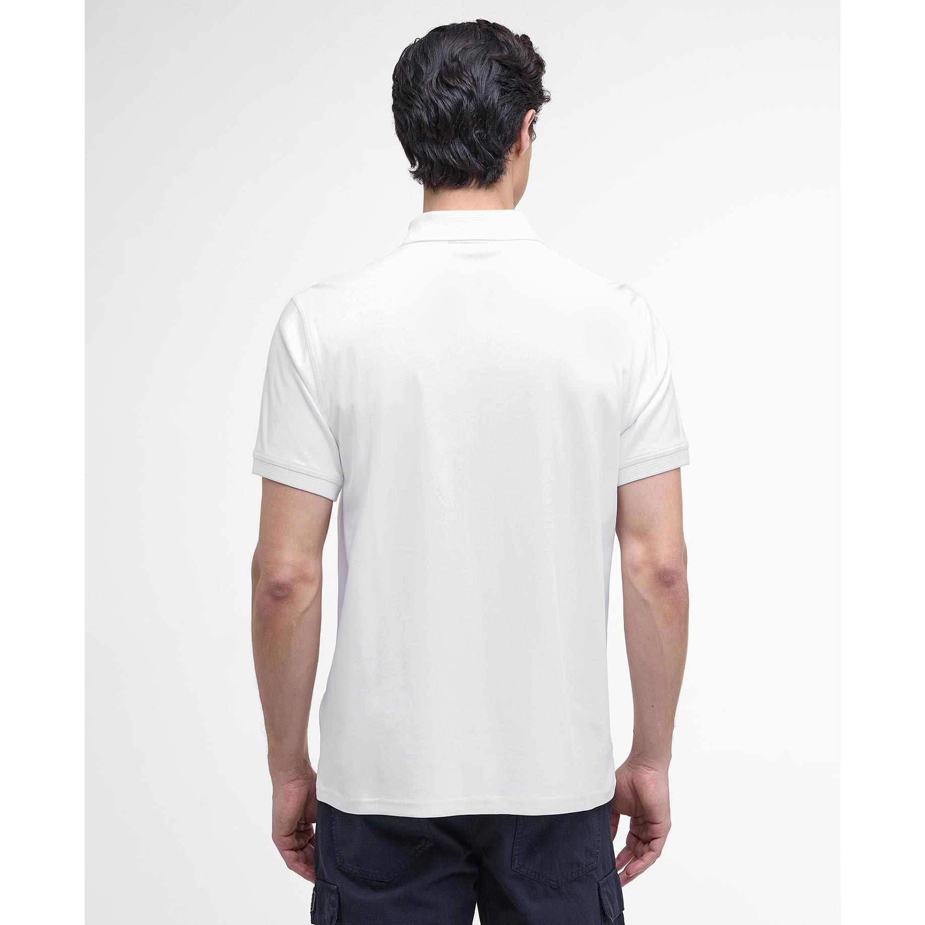White WH32 - Barbour International - Innes Polo Shirt - 3